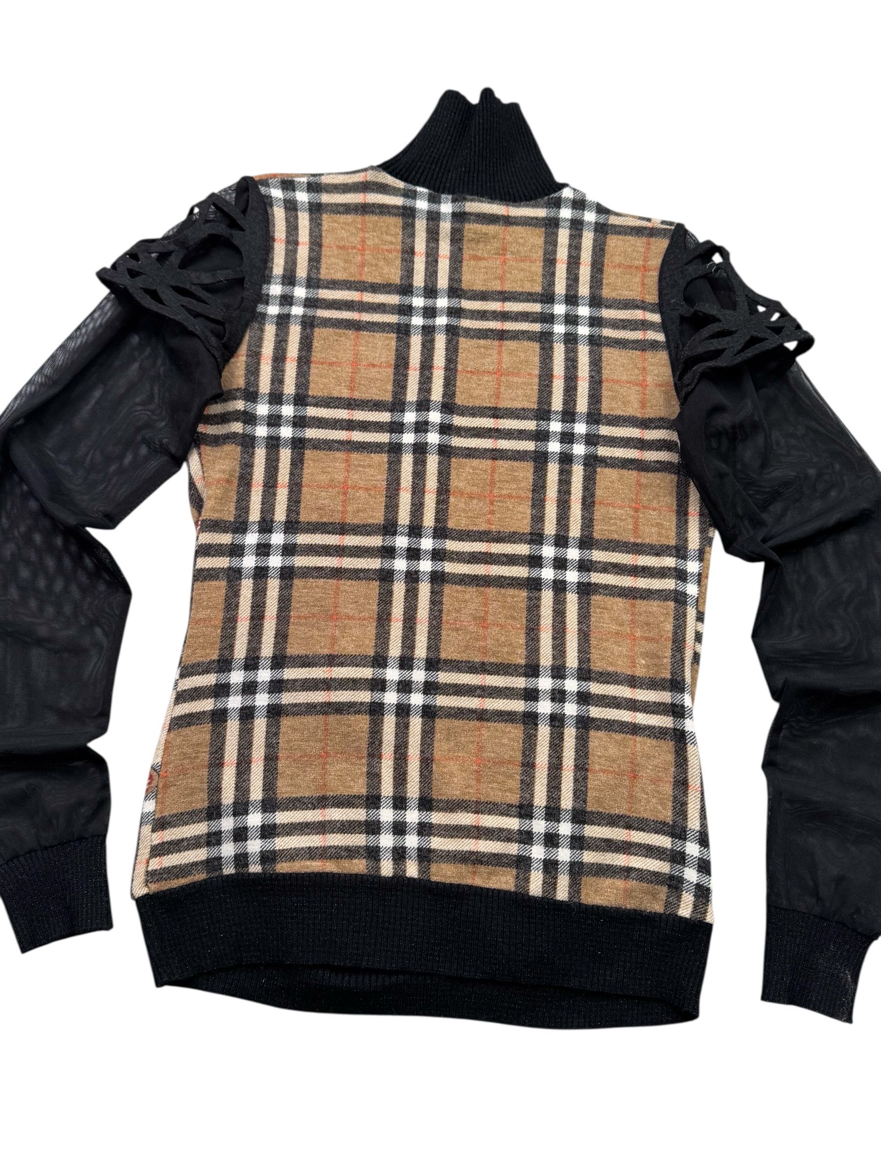 Japanese Brand Vintage Sweater With Mesh Sleeve W328(V9) Size S / US 4 / IT 40 - 5 Thumbnail