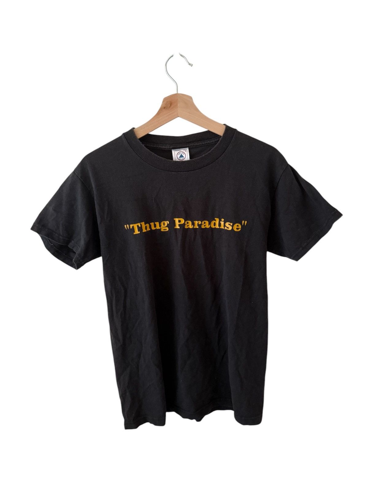Rap Tees × Vintage Vintage 2000s Tommy Boy Thug Paradise T Shirt Size US S / EU 44-46 / 1 - 2 Thumbnail