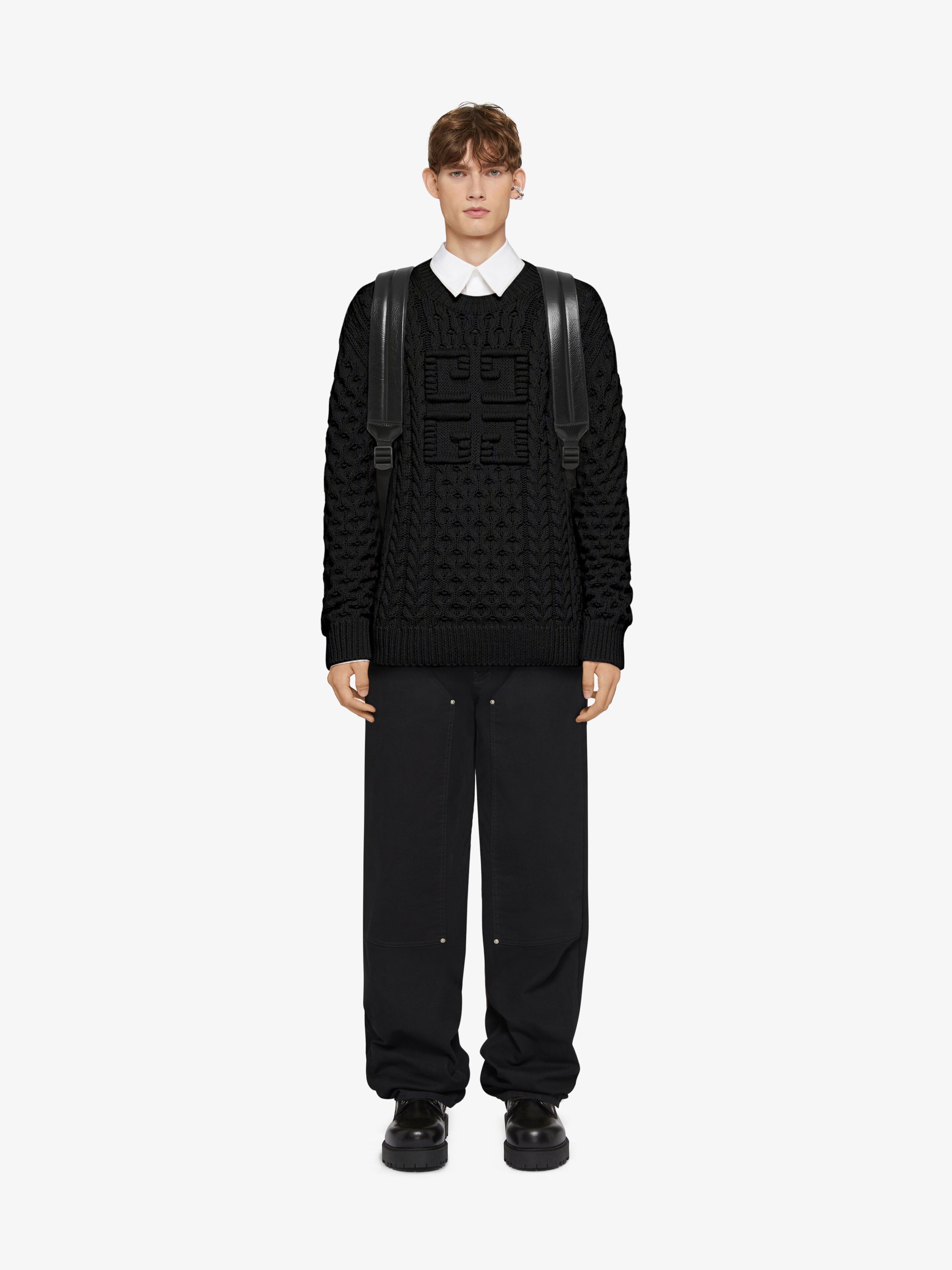 Givenchy o1w1db10325 Crew Neck Sweater in Black Size US M / EU 48-50 / 2 - 3 Thumbnail