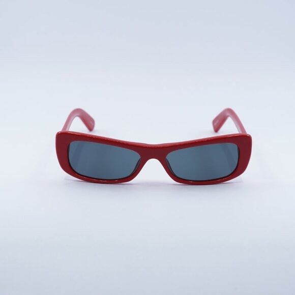 Jacquemus Jacquemus CAPRI JAC/55 C2 Sunglasses Red Rectangle Frame Size ONE SIZE - 2 Thumbnail