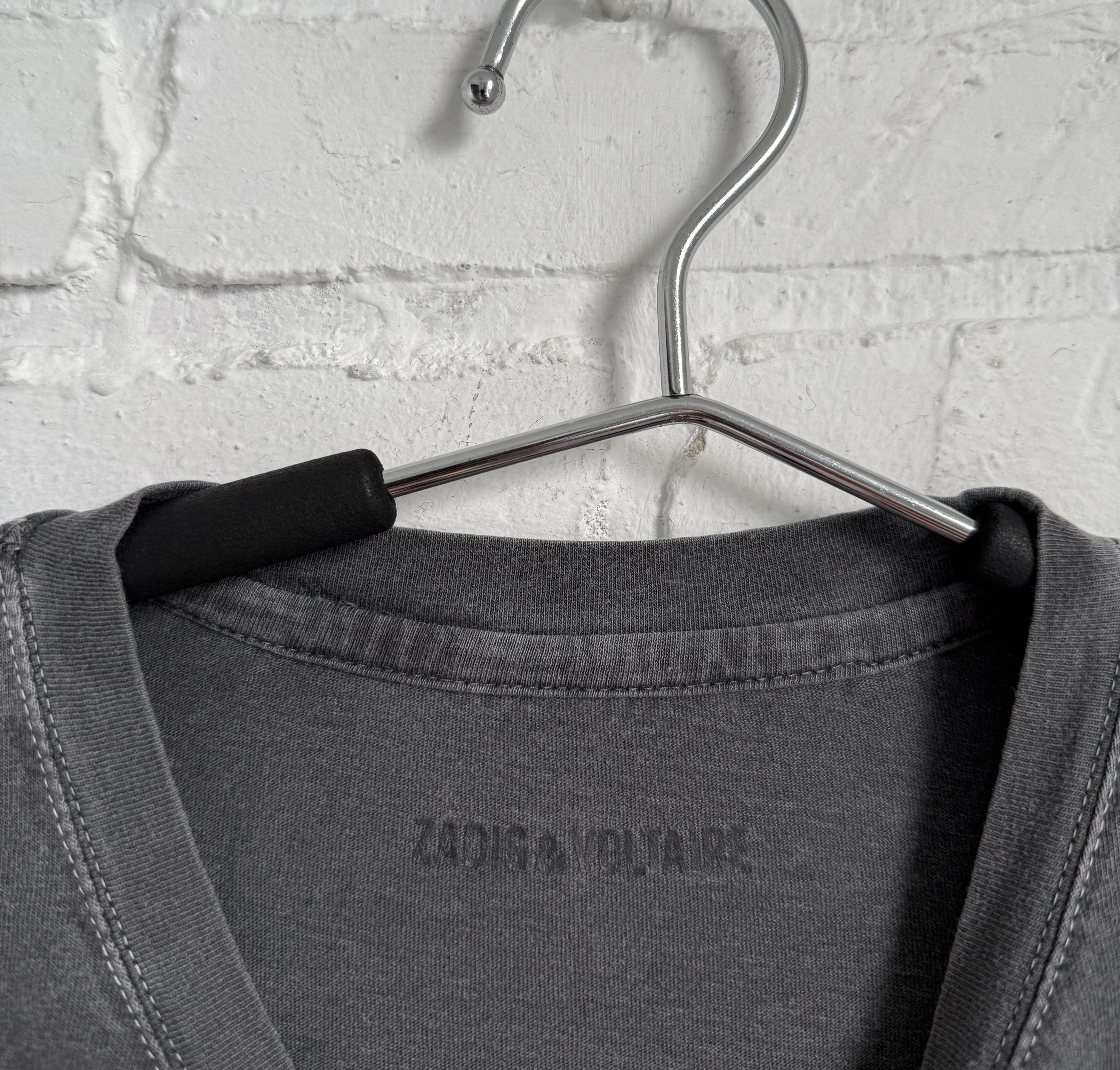 Zadig & Voltaire Zadig & Voltaire zoe core cho love strass t-shirt Size S / US 4 / IT 40 - 2 Thumbnail