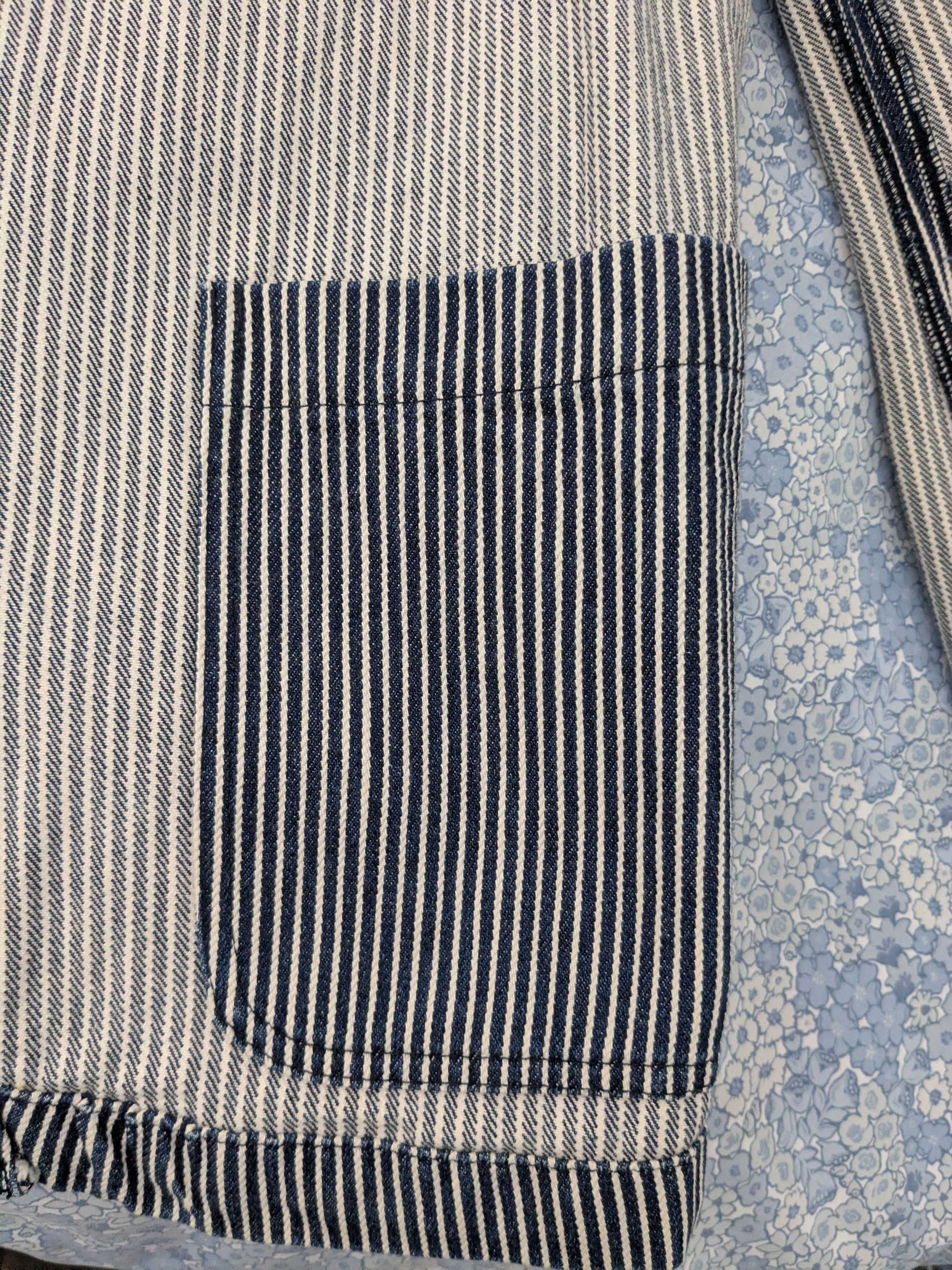 Comme des Garcons *RARE* 2001 Comme Des Garcons Homme Plus Stripe Jacket Size US M / EU 48-50 / 2 - 4 Thumbnail