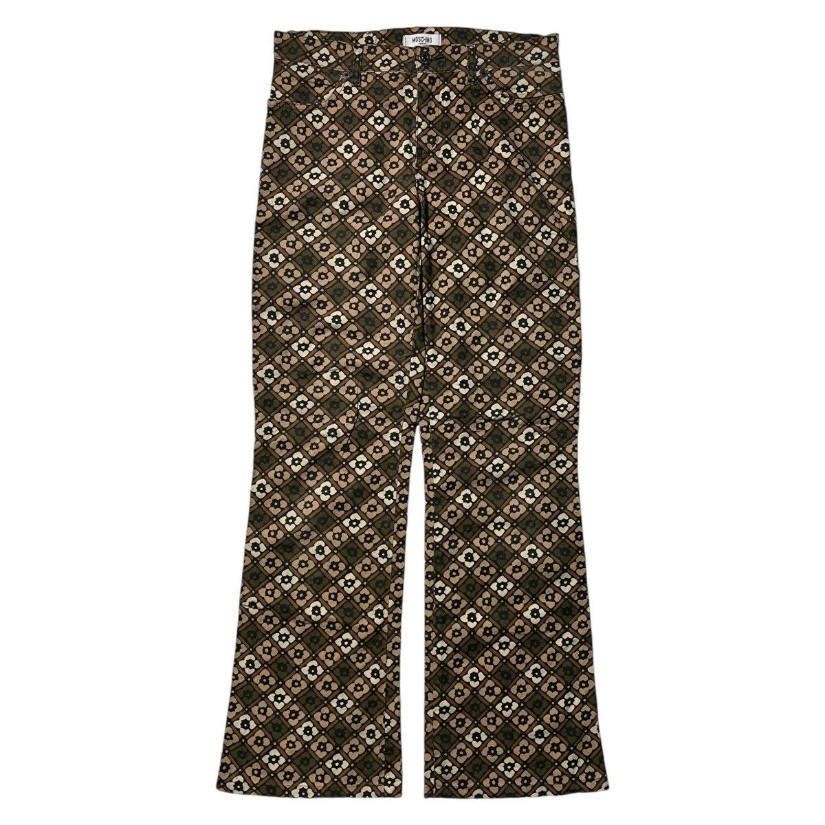 Moschino Vintage Moschino Fullprinted Pants Size US 29 - 1 Thumbnail