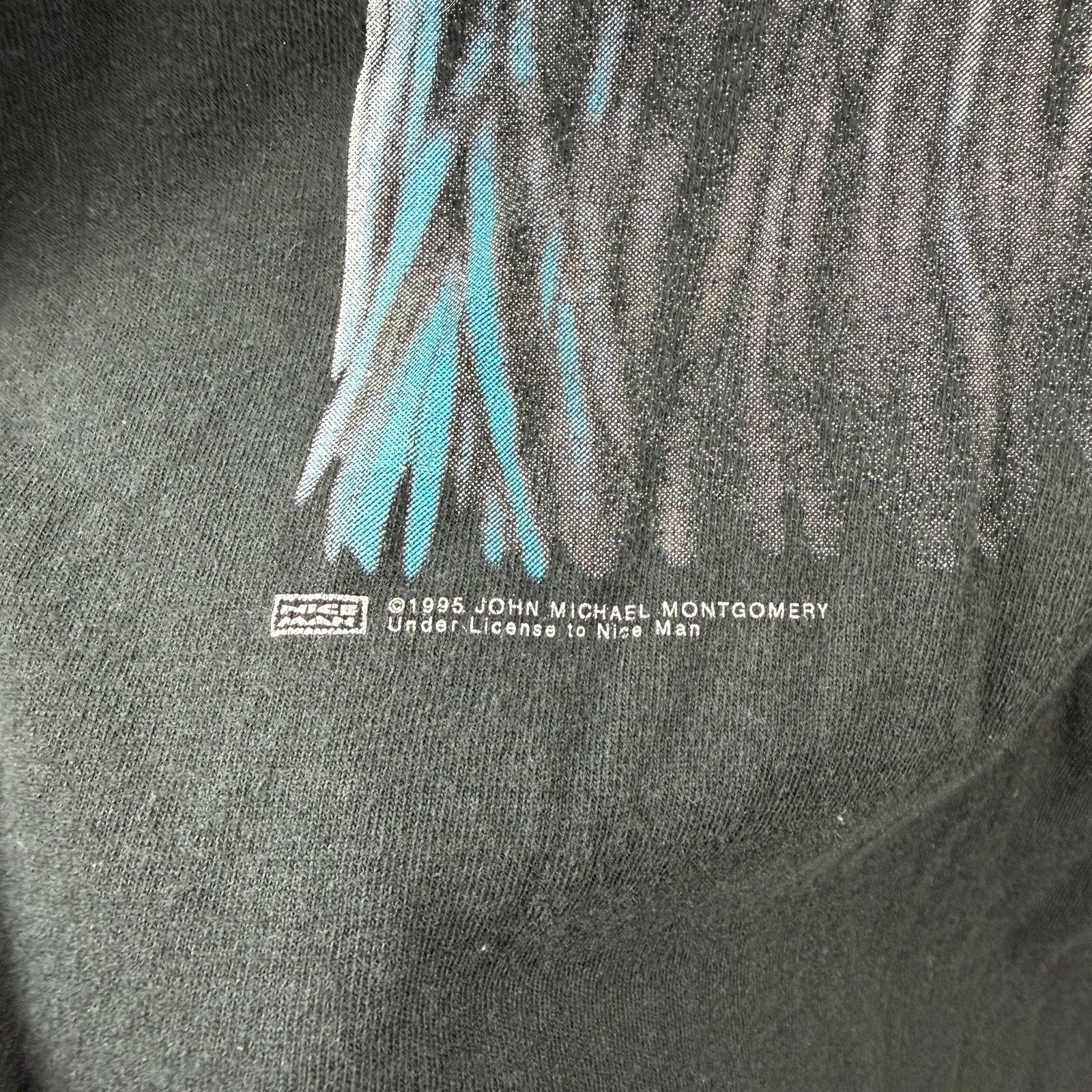 Band Tees John Michael Montgomery Shirt 1995 Nice Man 25x31.5 Size US XXL / EU 58 / 5 - 4 Thumbnail