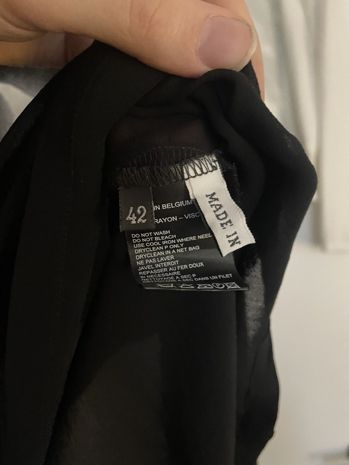 Ann Demeulemeester AW03 Moon Sheer Shirt Size US M / EU 48-50 / 2 - 3 Thumbnail