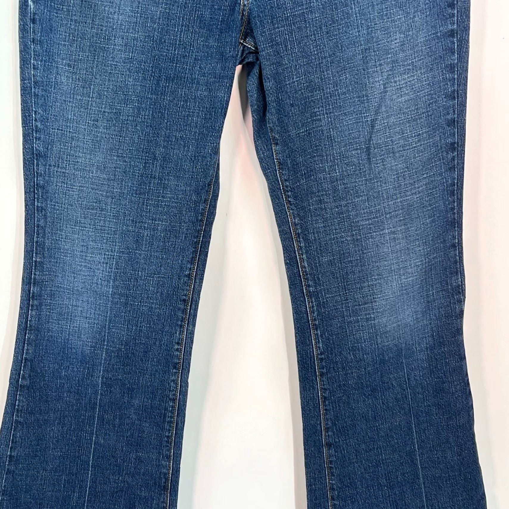 Mossimo VINTAGE Mossimo Women's Jeans Bootcut High Rise Size 10 32x33 Blue Denim Cotton Spandex Size 32" / US 10 / IT 46 - 3 Thumbnail