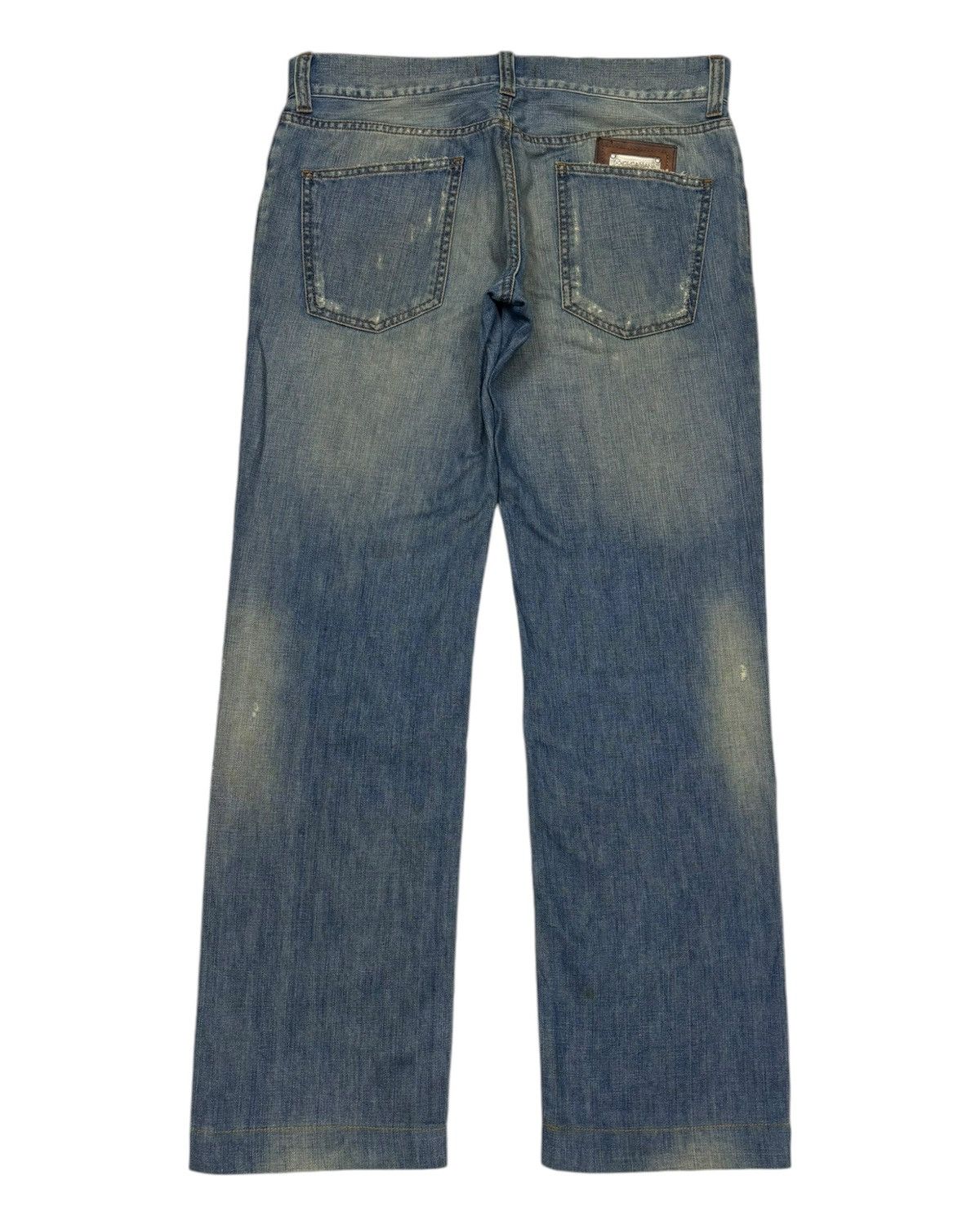 Dolce & Gabbana DOLCE & GABBANA RUSTY DISTRESSED RIPS DENIM JEANS Size US 34 / EU 50 - 8 Thumbnail
