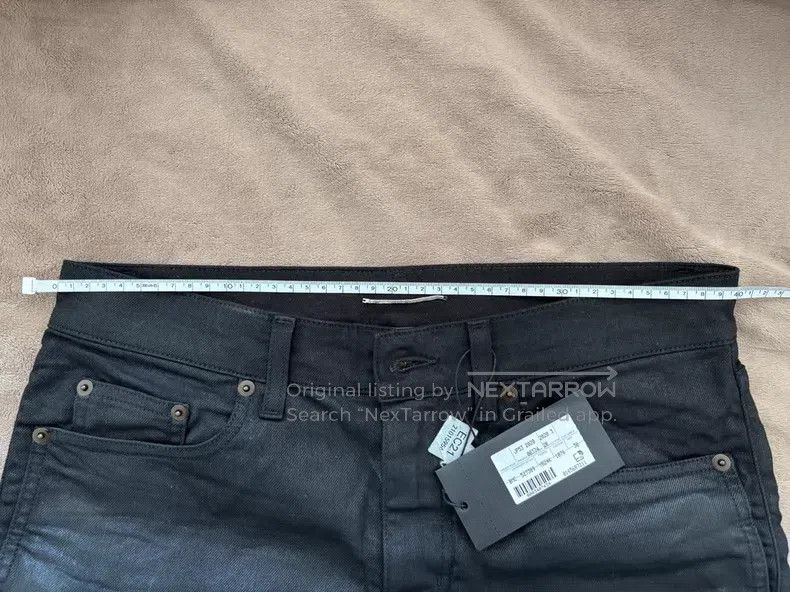 Saint Laurent Paris Saint Laurent Paris Waxed Slim Fit Jeans Size US 30 / EU 46 - 9 Thumbnail
