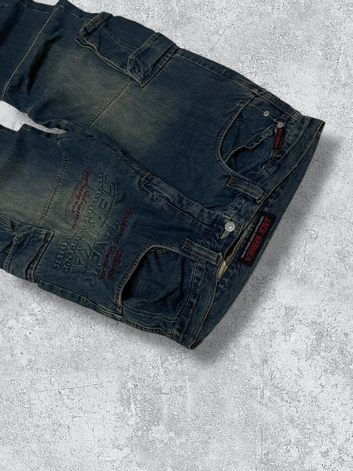 Designer Vintage Designer Jack Serika Expert ArtistWork Baggy Jean Size US 32 / EU 48 - 5 Thumbnail