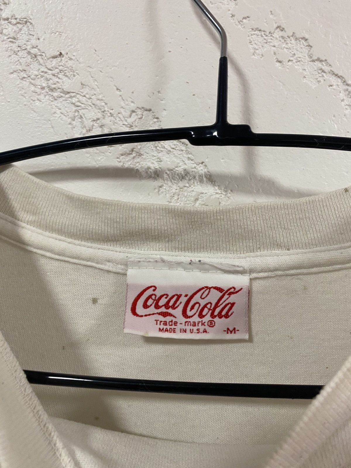 Coca Cola 🍀Free Shipping☘️ Coca Cola 1990 Promo T-shirt Size US M / EU 48-50 / 2 - 2 Thumbnail