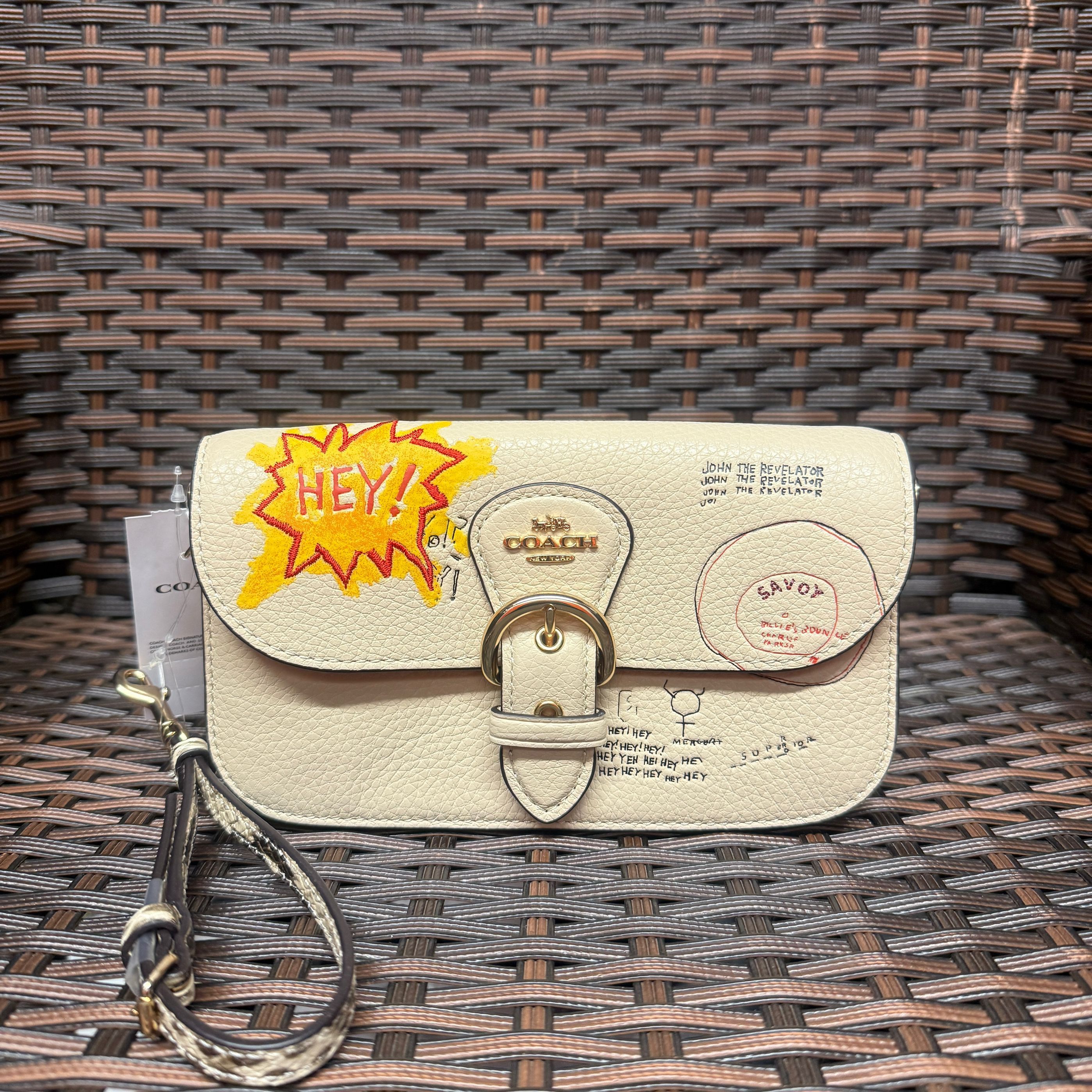 選べる☆COACHx Jean-Michel Basquiat☆KLEO CROSSBODY Coach X Jean Michel Basquiat Kleo Cross-Body Bag. (W/No Tags