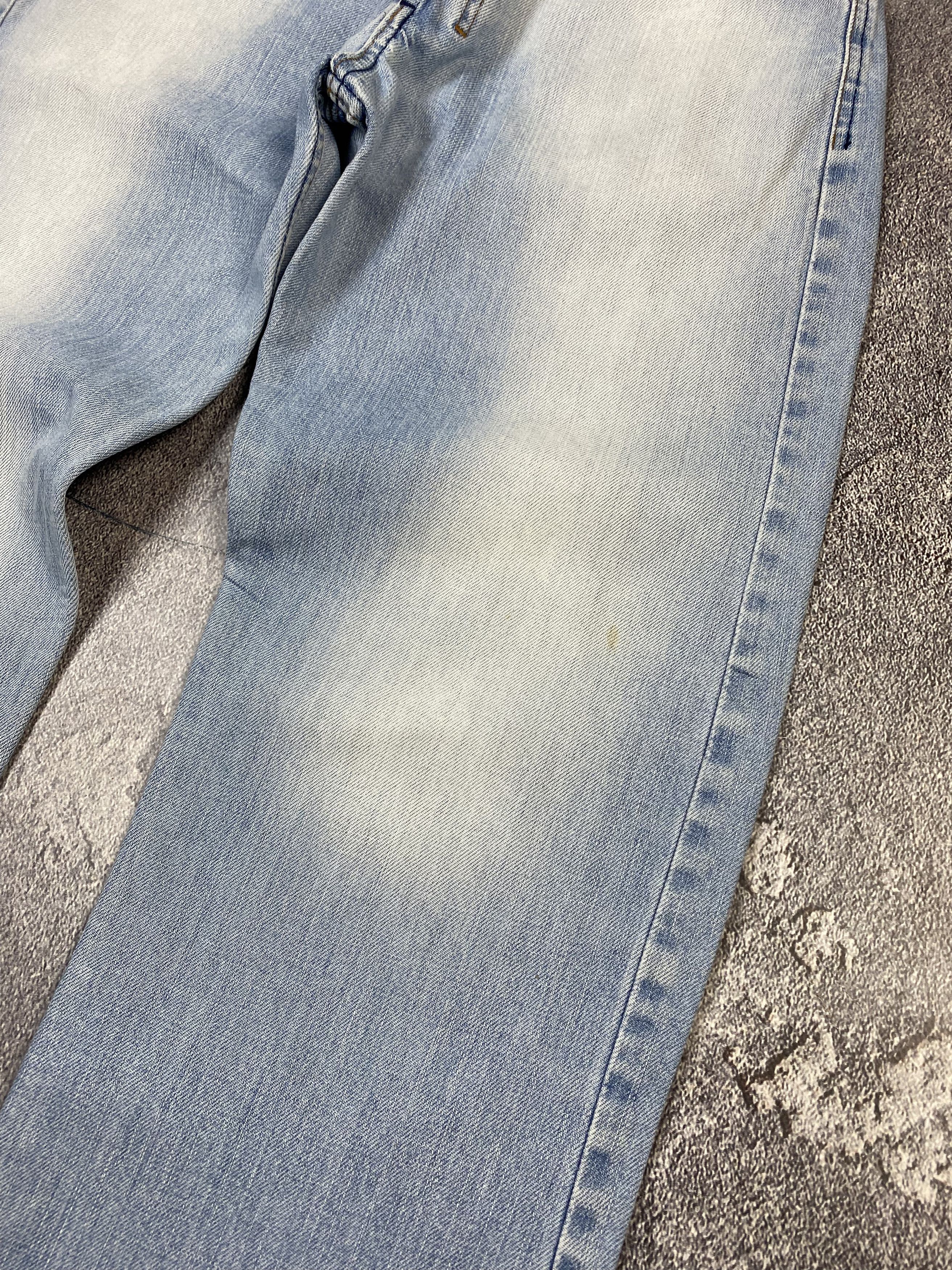 If Six Was Nine Y2K Faded Blue Stone Washed Jeans Straight Baggy Fit Leg Size US 30 / EU 46 - 7 Thumbnail