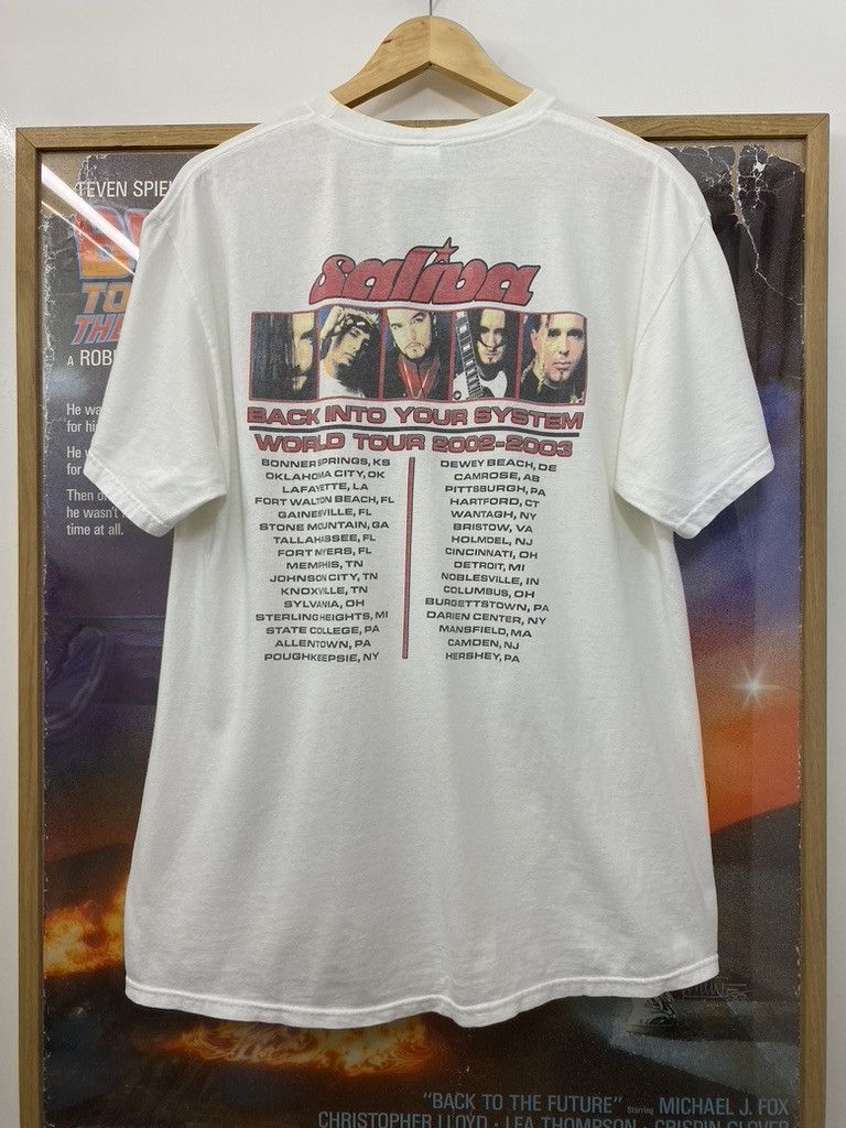 Band Tees 2003 Vintage Saliva Official Autographed Tour Band T Shirt Size US L / EU 52-54 / 3 - 2 Thumbnail