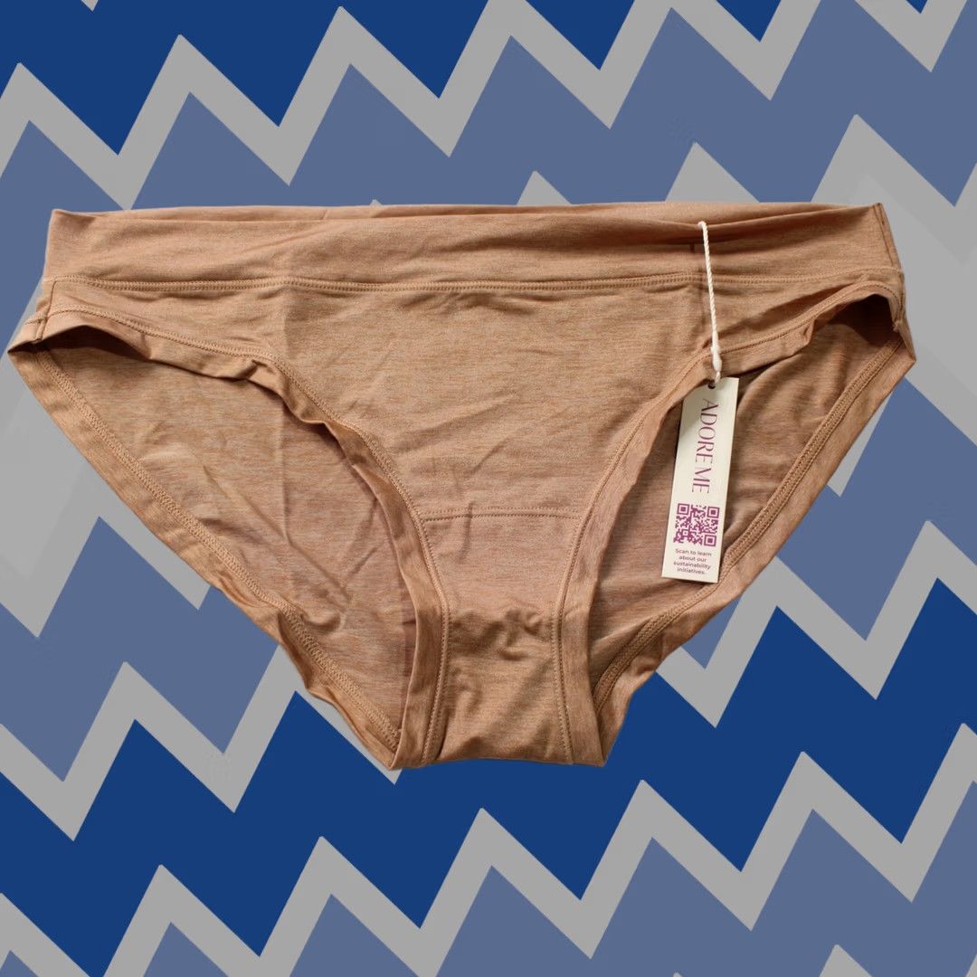 Vintage Adore Me Helynn Medium Rise Contour Bikini Panty JT8 Tuscany Large NWT Pink L Panties Women 53/36/11 Spandex Nylon Polyester Size 36" / US 14 / IT 50 - 1 Thumbnail