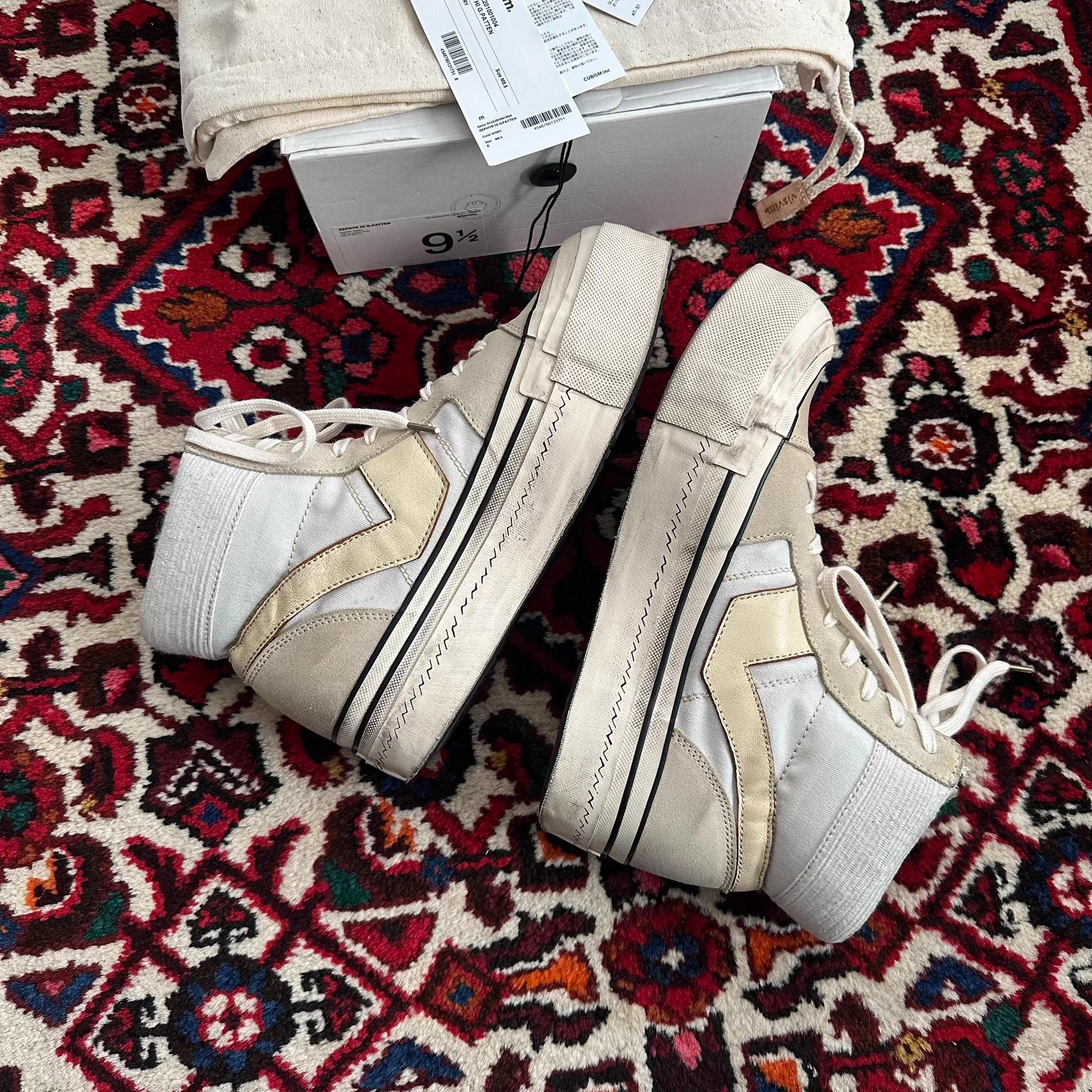 Visvim VISVIM 22AW ZEPHYR HI G.PATTEN Distressed Thick Sole 9.5US Size US 9.5 / EU 42-43 - 5 Thumbnail
