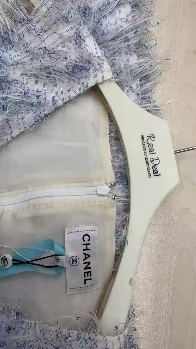 Chanel Chanel Color-Blocked Summer Dress in Polyester 0089 Size S / US 4 / IT 40 - 8 Thumbnail