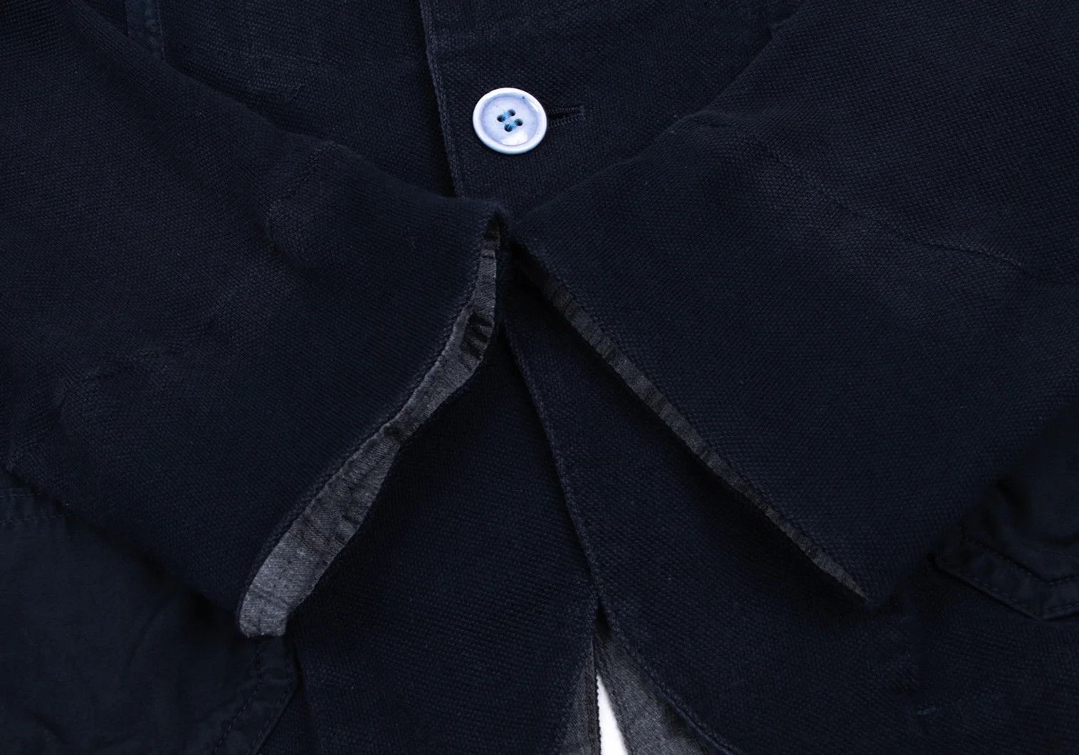 Junya Watanabe Cotton Elbow Patch Design Jacket in Navy Size US S / EU 44-46 / 1 - 10 Thumbnail