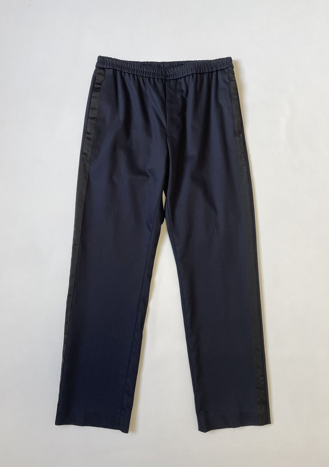 Dries Van Noten ‘Parkino’ Dark Blue Side Stripe Trousers Size US 32 / EU 48 - 3 Thumbnail