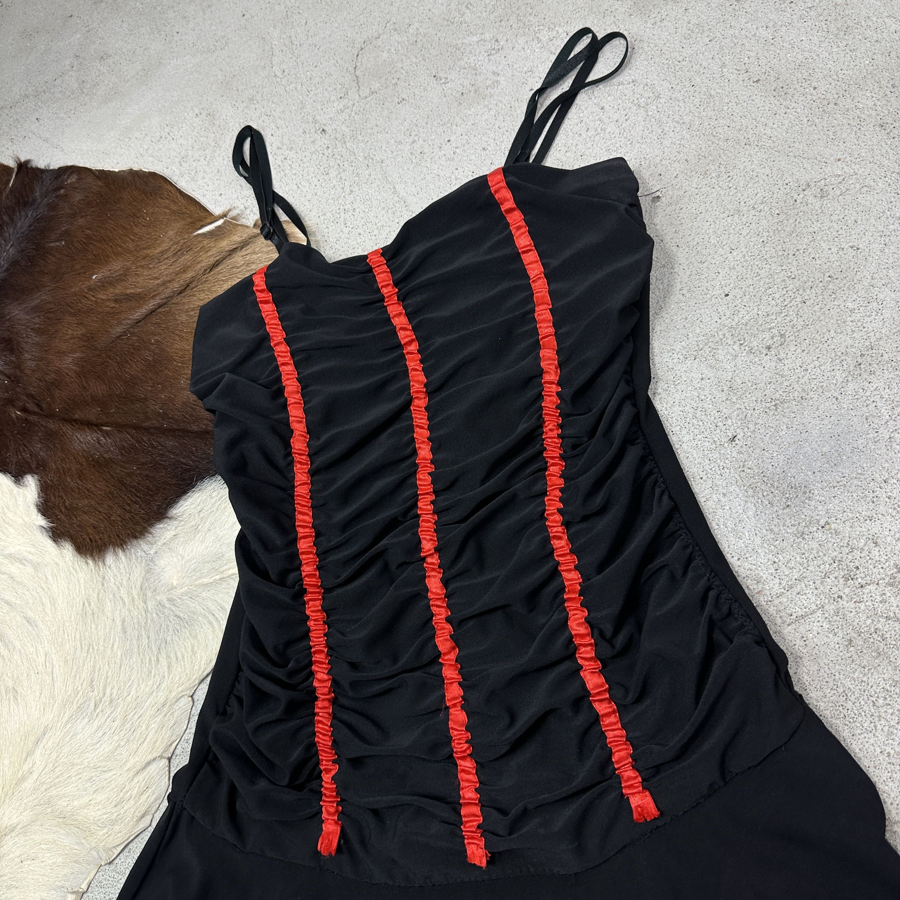 Vintage Vintage Avant Garde Goth Retro Asymmetrical Dres Y2K Size S / US 4 / IT 40 - 3 Thumbnail