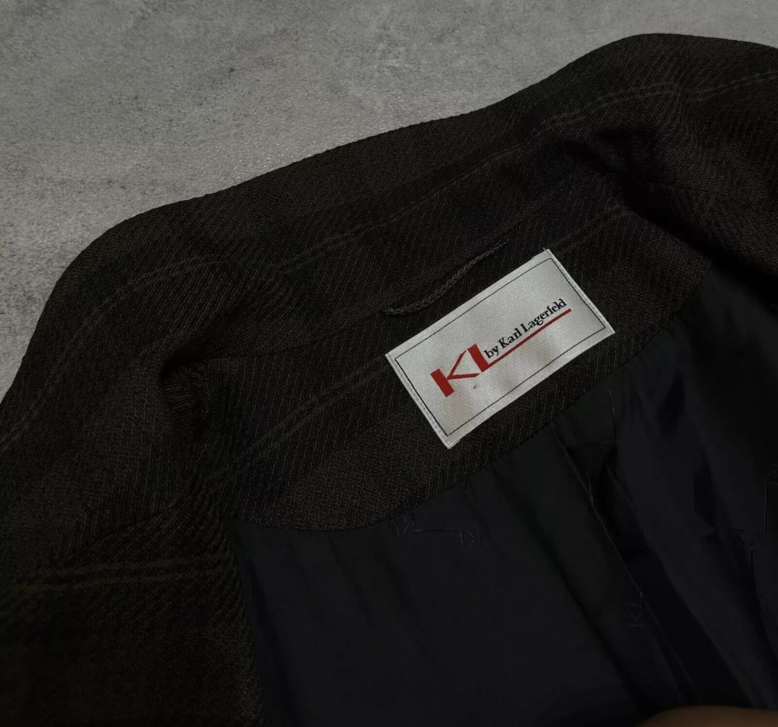 Karl Lagerfeld Vintage KL by Karl Lagerfeld Double Breast Blazer Jacket Size L / US 10 / IT 46 - 18 Thumbnail