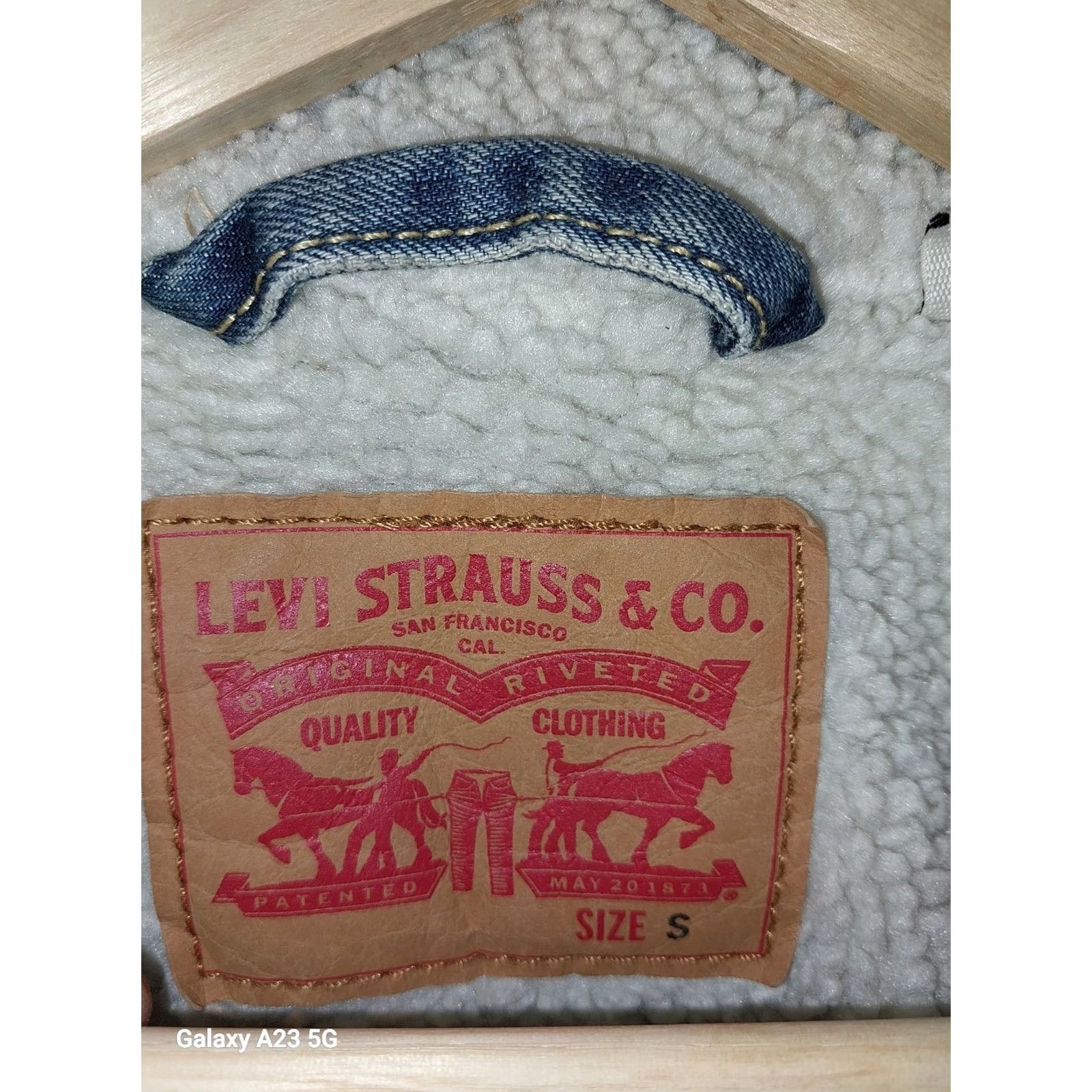 Levi's Levi's Denim Jacket Bomber Lined Sherpa Size S Men Blue Size US S / EU 44-46 / 1 - 2 Thumbnail