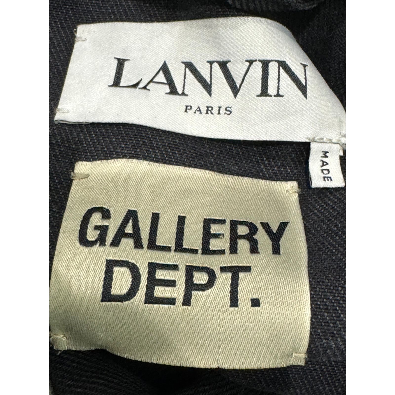 Gallery Dept. Gallery Dept. x Lanvin LG Patch Black Jean Jeacket Size US L / EU 52-54 / 3 - 4 Thumbnail