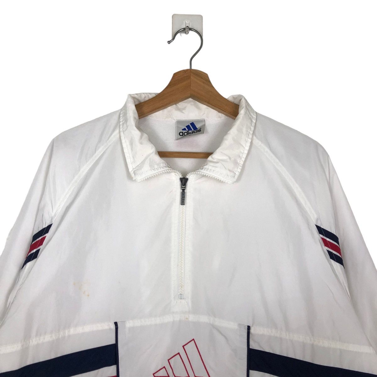 Adidas 🔥90’s VINTAGE ADIDAS ANORAK JACKET RARE DESIGN Size US M / EU 48-50 / 2 - 3 Thumbnail