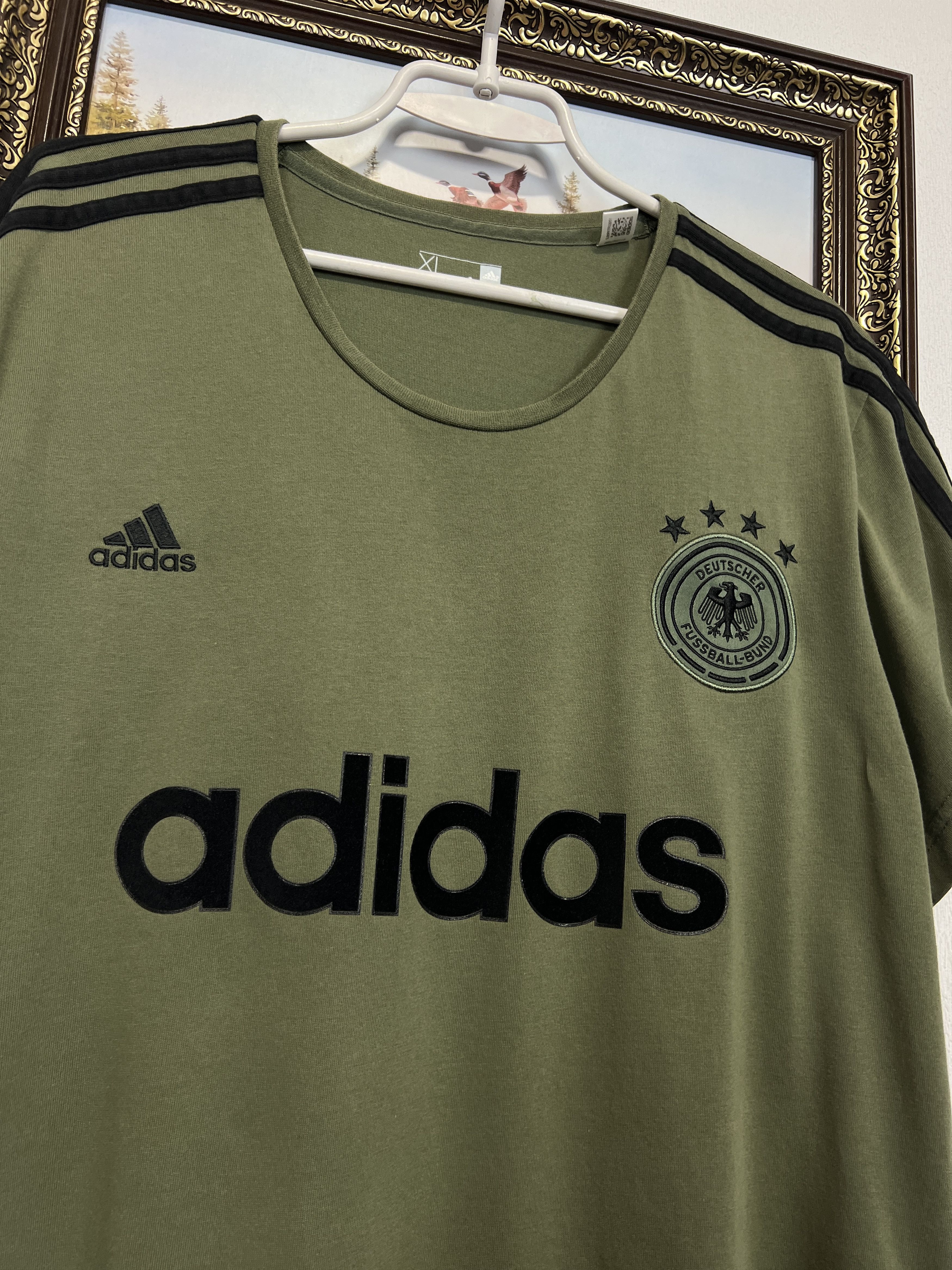 Adidas Germany Football Player Issue Train Shirt Soccer Jersey Size US XL / EU 56 / 4 - 3 Thumbnail