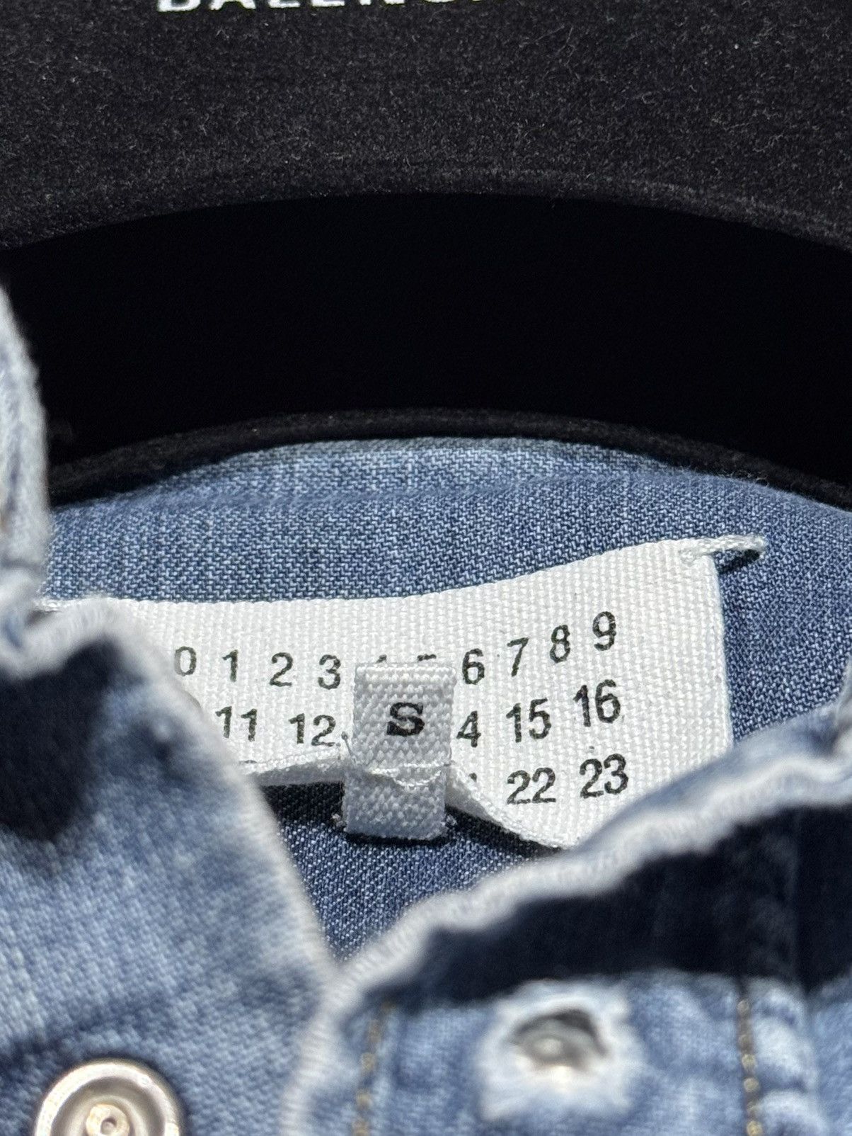 Maison Margiela SS16 DESTROYED DENIM SHIRT DISTRESSED BLUE Size US S / EU 44-46 / 1 - 6 Thumbnail