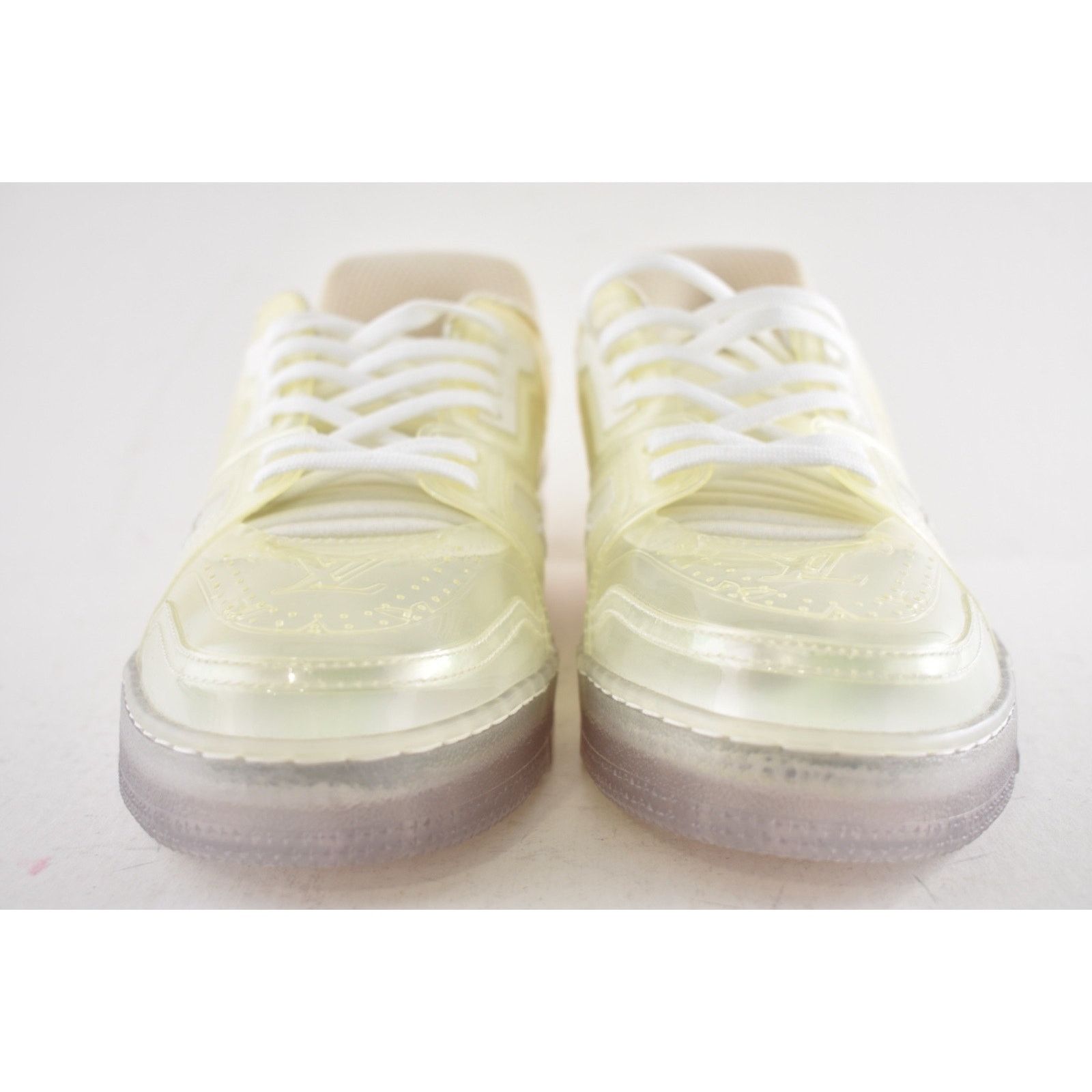 Louis Vuitton Louis Vuitton Transparent Clear PVC Logo Low Top Trainer Size US 9 / EU 42 - 12 Thumbnail