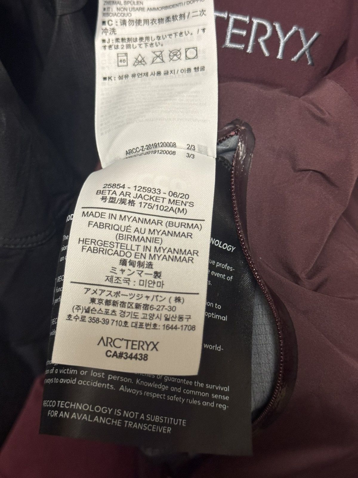 Arc'teryx Beta AR Rhapsody Size US M / EU 48-50 / 2 - 12 Thumbnail
