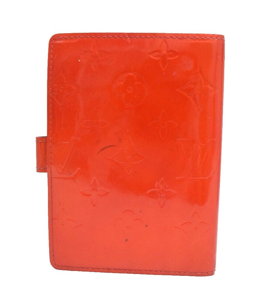 Louis Vuitton LV Agenda PM Day Planner Vernis Leather Red R21016 Size ONE SIZE - 2 Thumbnail