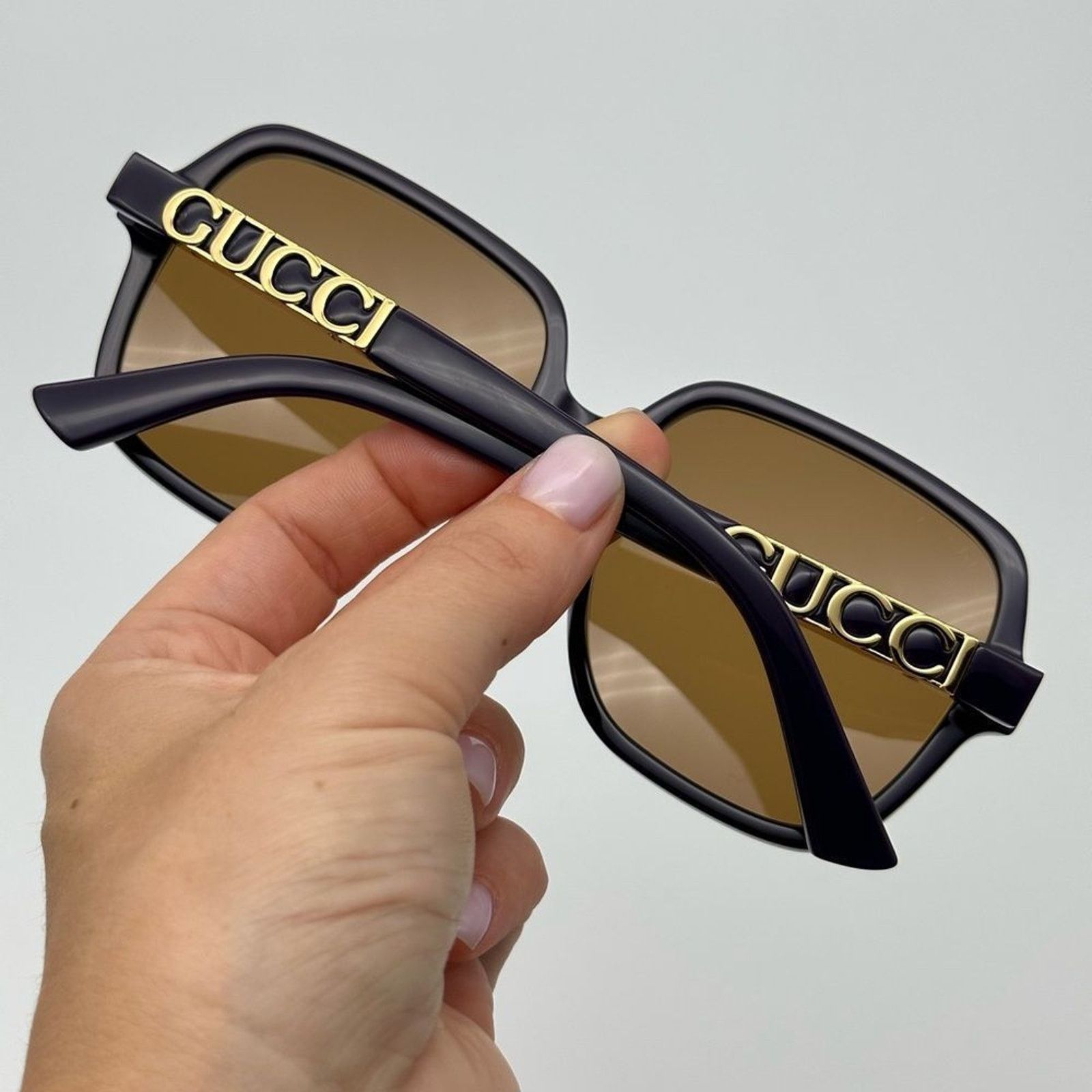 Gucci BRAND NEW GUCCI GG1189S 005 Violet/Brown Women Sunglasses Size ONE SIZE - 7 Thumbnail