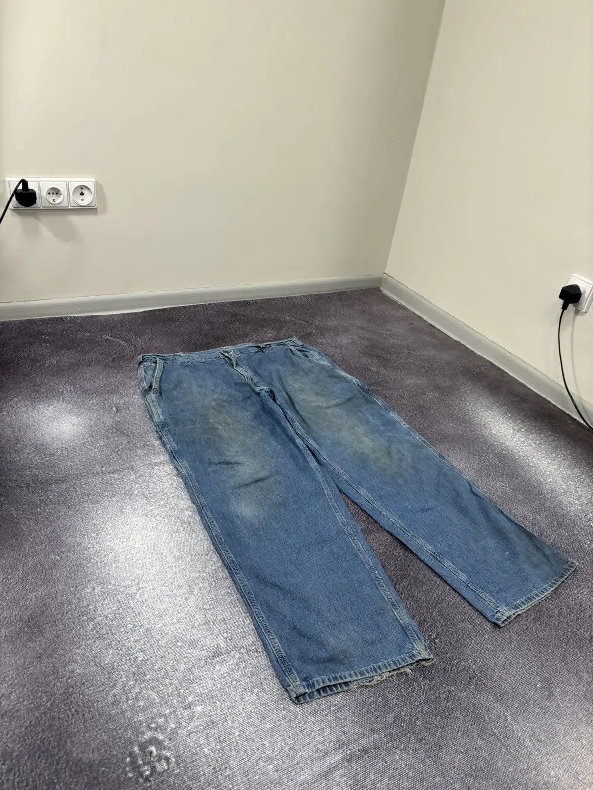 Carhartt × Vintage Vintage Carhartt Denim Dungaree Fit Blue Hype Baggy Jeans Size US 40 / EU 56 - 5 Thumbnail