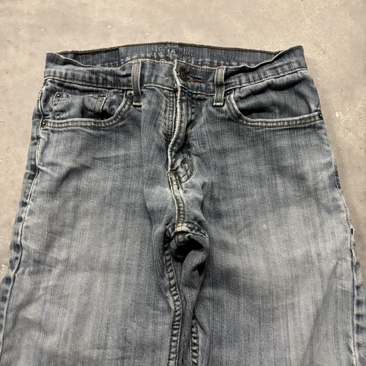 Levi's × Vintage Crazy Vintage Y2K/2000s Grunge Faded Wash Levis Denim Jeans! Size US 28 / EU 44 - 5 Thumbnail