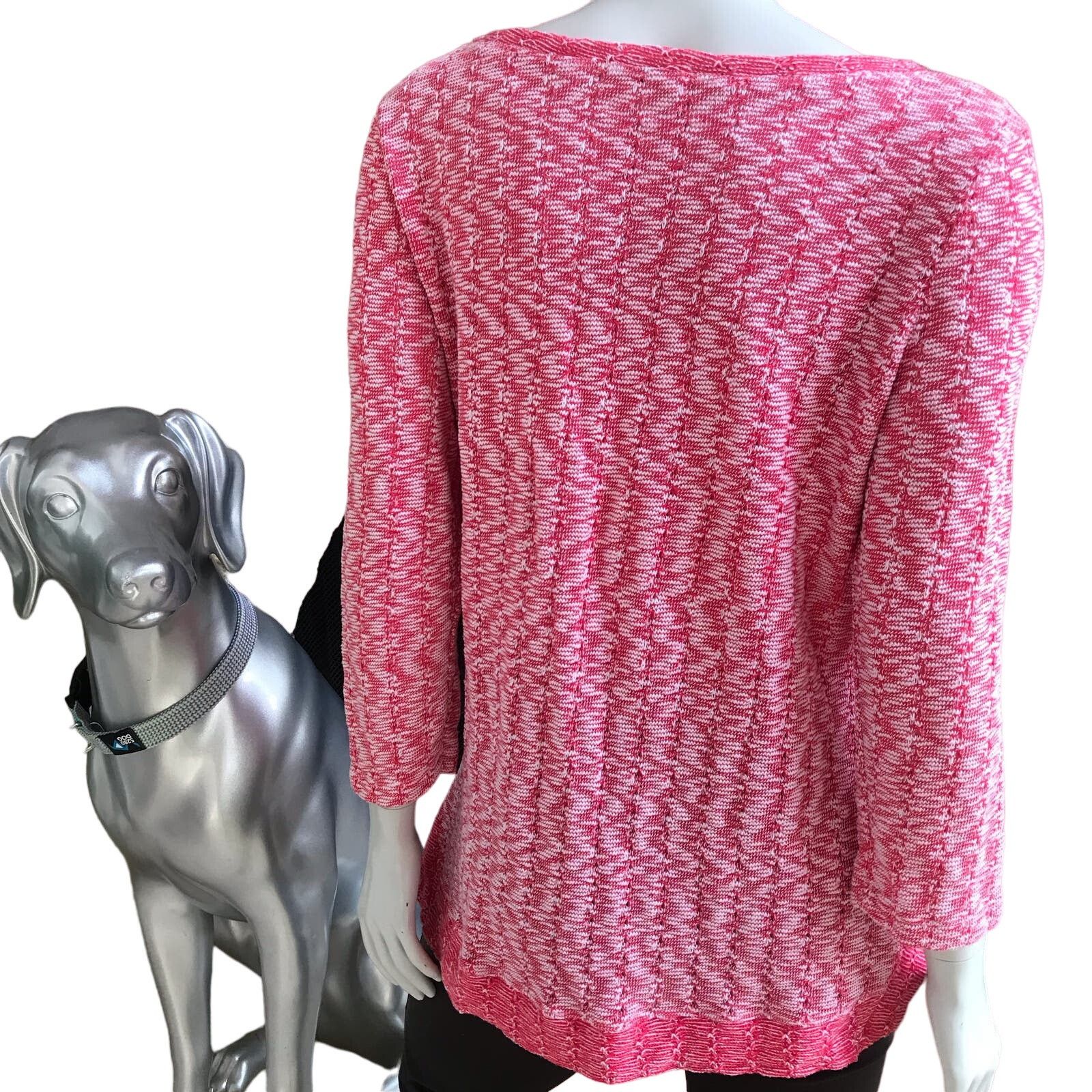 Habitat Habitat Knit Scoop Neck Long Sleeve Pink Shirt Women's Small Size S / US 4 / IT 40 - 4 Thumbnail