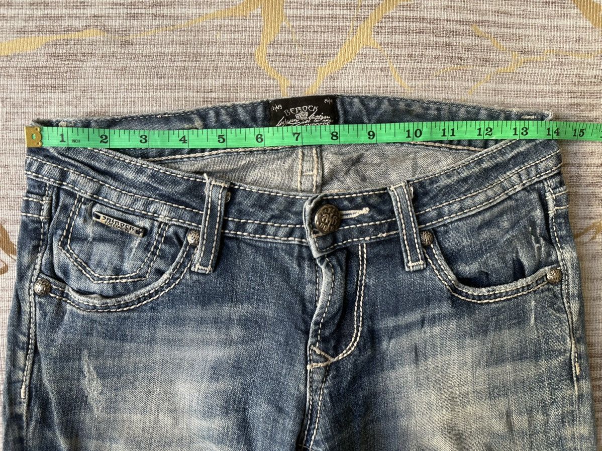 Tornado Mart FLARE Be/Rock For Express Distressed Denim Size 27" / US 4 / IT 40 - 5 Thumbnail