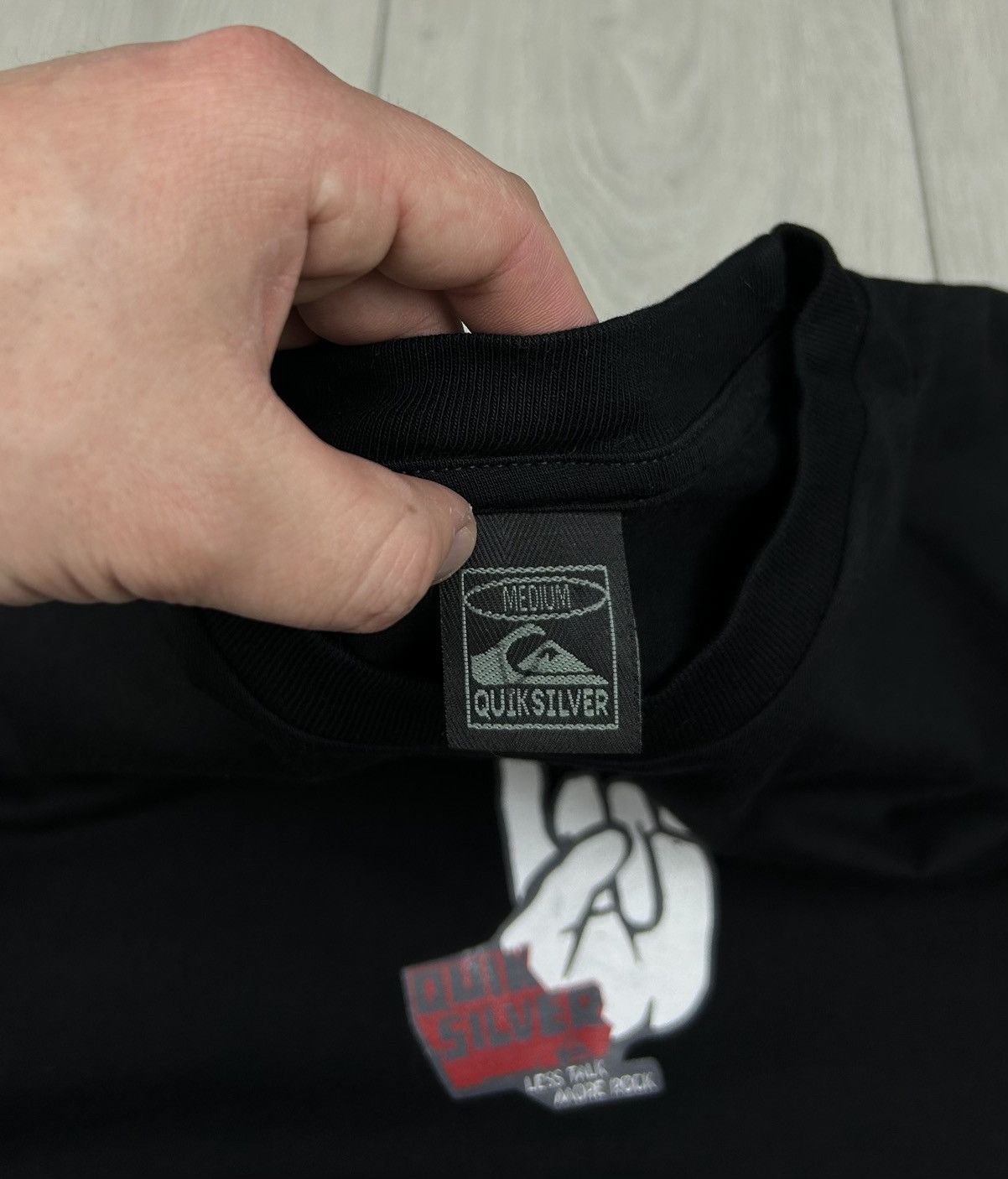 Quiksilver × Vintage Quiksilver Vintage Men’s Black T Shirt Size M Size US M / EU 48-50 / 2 - 3 Thumbnail