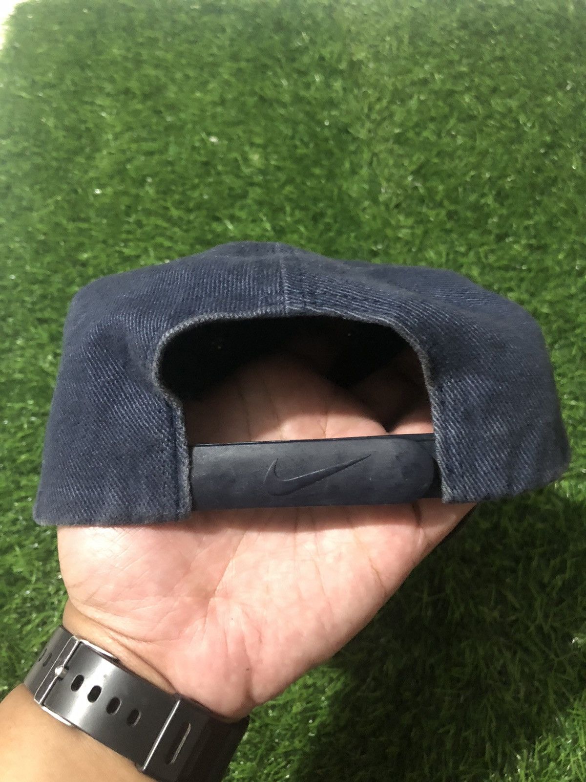 Nike × Vintage 🧢 NIKE AIR CAP BLUE NAVY Size ONE SIZE - 6 Thumbnail