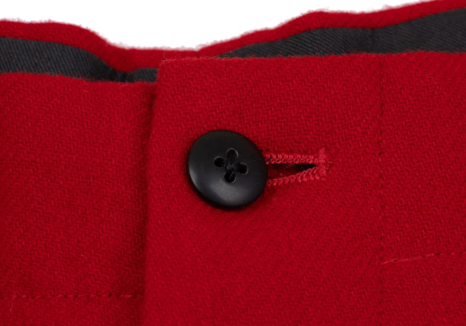 Yohji Yamamoto Yohji Yamamoto Wool Suspender Button Pants Red M Size US 34 / EU 50 - 3 Thumbnail