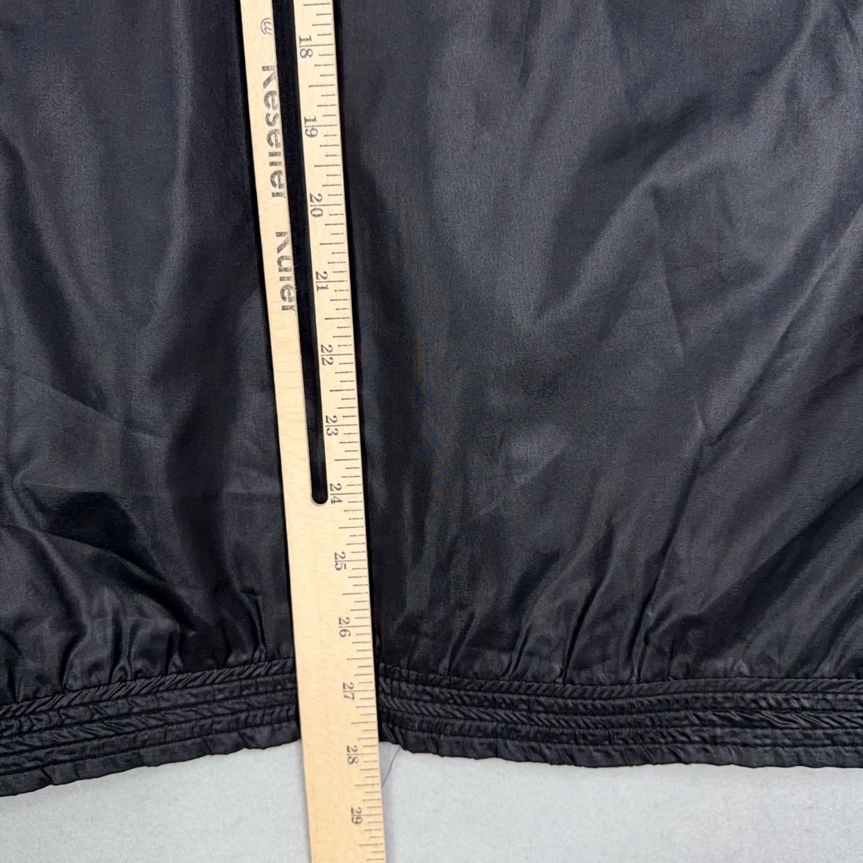 Sears VINTAGE Sears Jacket Mens LT Black Nylon Windbreaker Full Zip Racer Moto Style Windbreaker Size US L / EU 52-54 / 3 - 7 Thumbnail