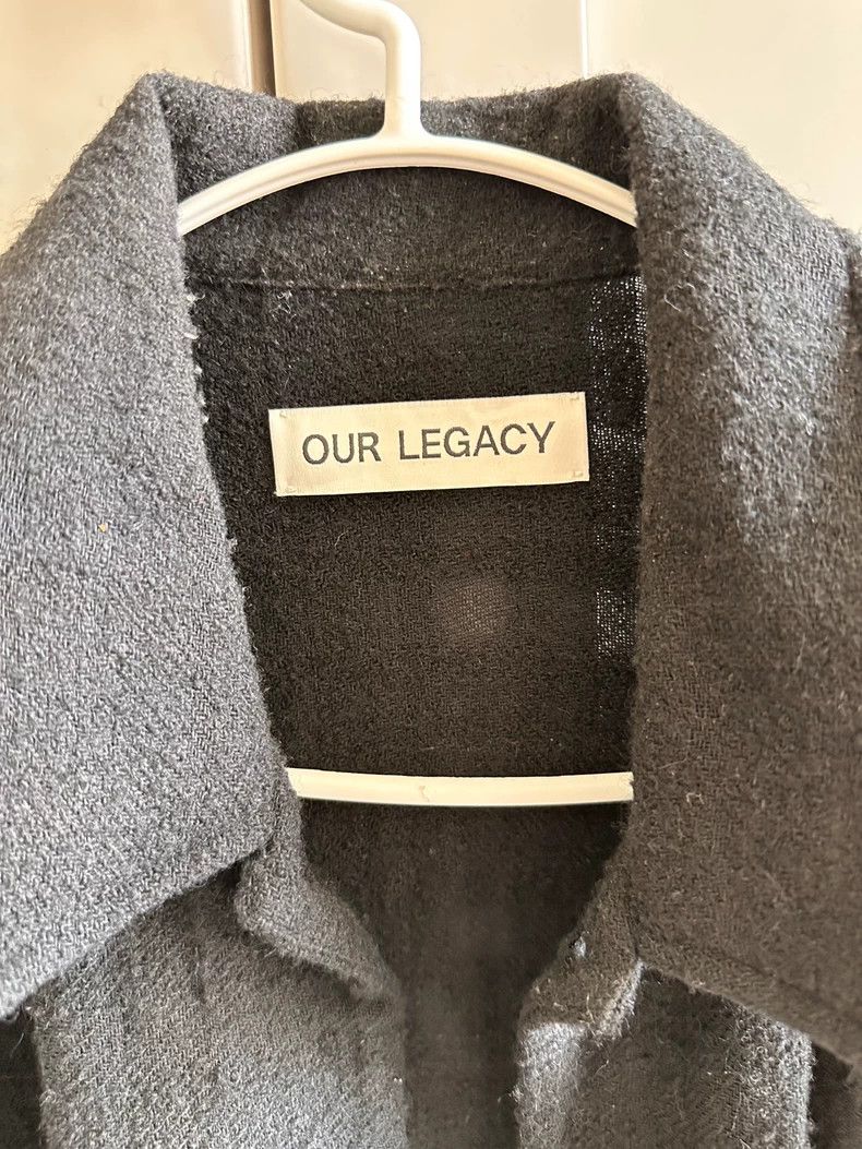 Our Legacy Our Legacy Grey towel material hoodie Size US S / EU 44-46 / 1 - 3 Thumbnail