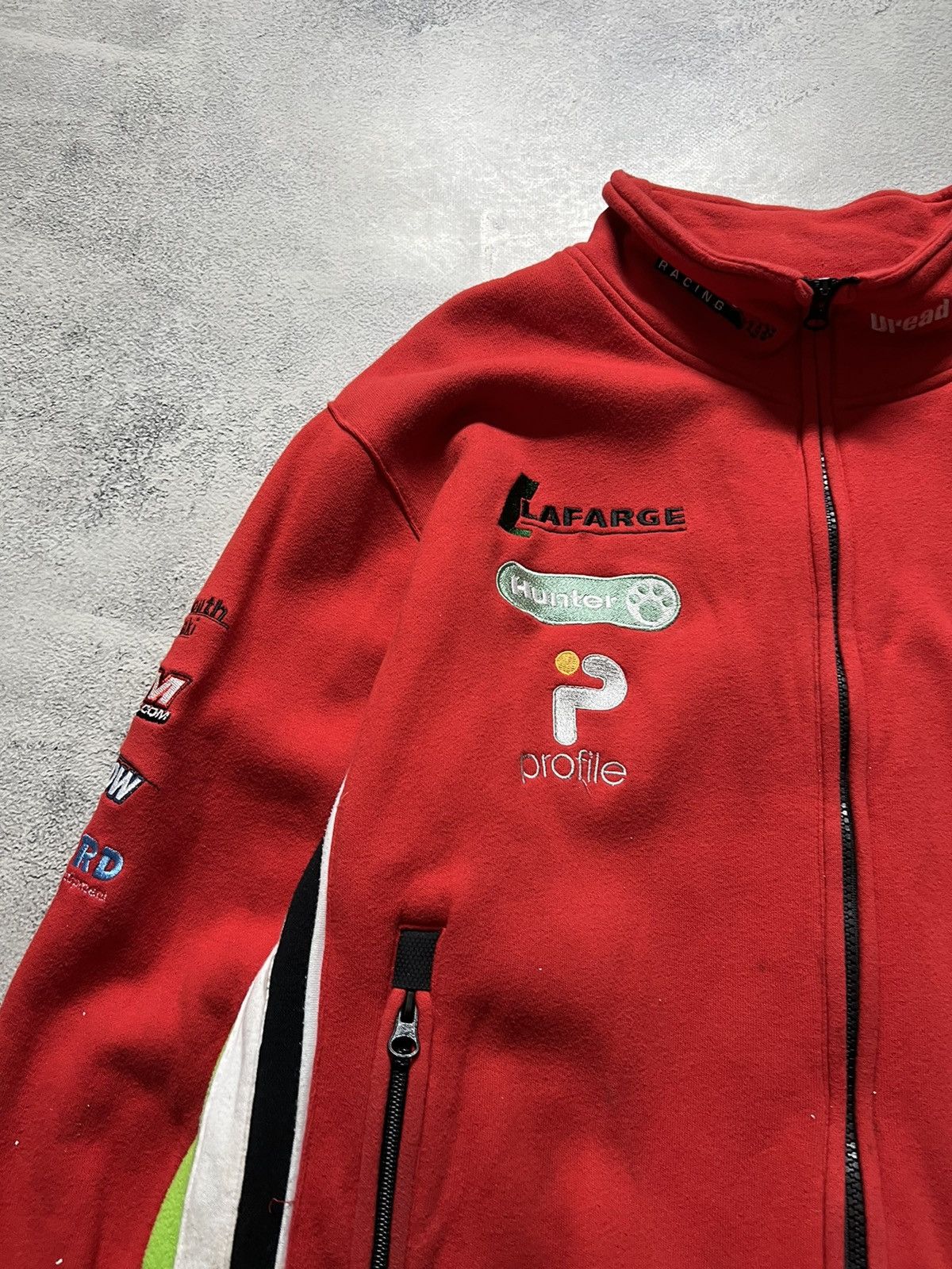 Vintage Vintage Y2k Kavasaki ❤️ Buldbase Racing Zip Sweatshirt 00’s Size US L / EU 52-54 / 3 - 8 Thumbnail