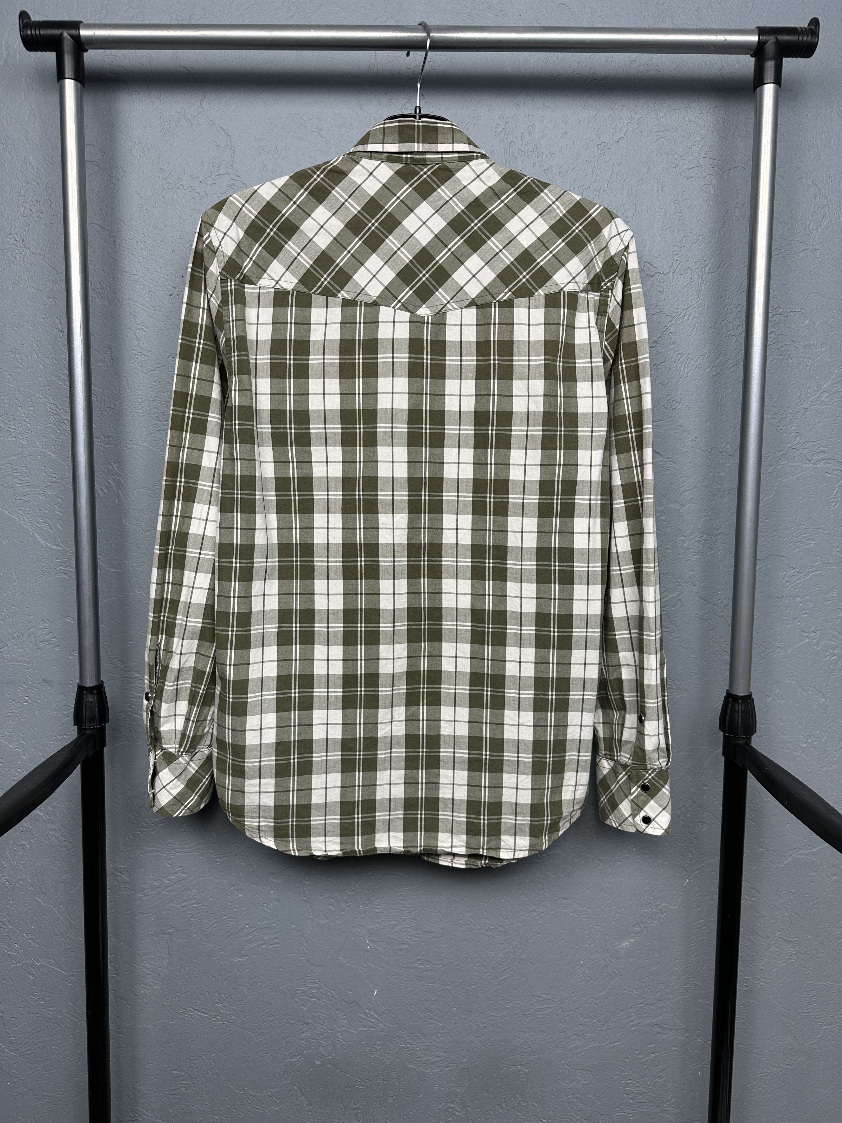 Diesel Diesel Mens Long Sleeve Plaid Shirt Size US S / EU 44-46 / 1 - 8 Thumbnail
