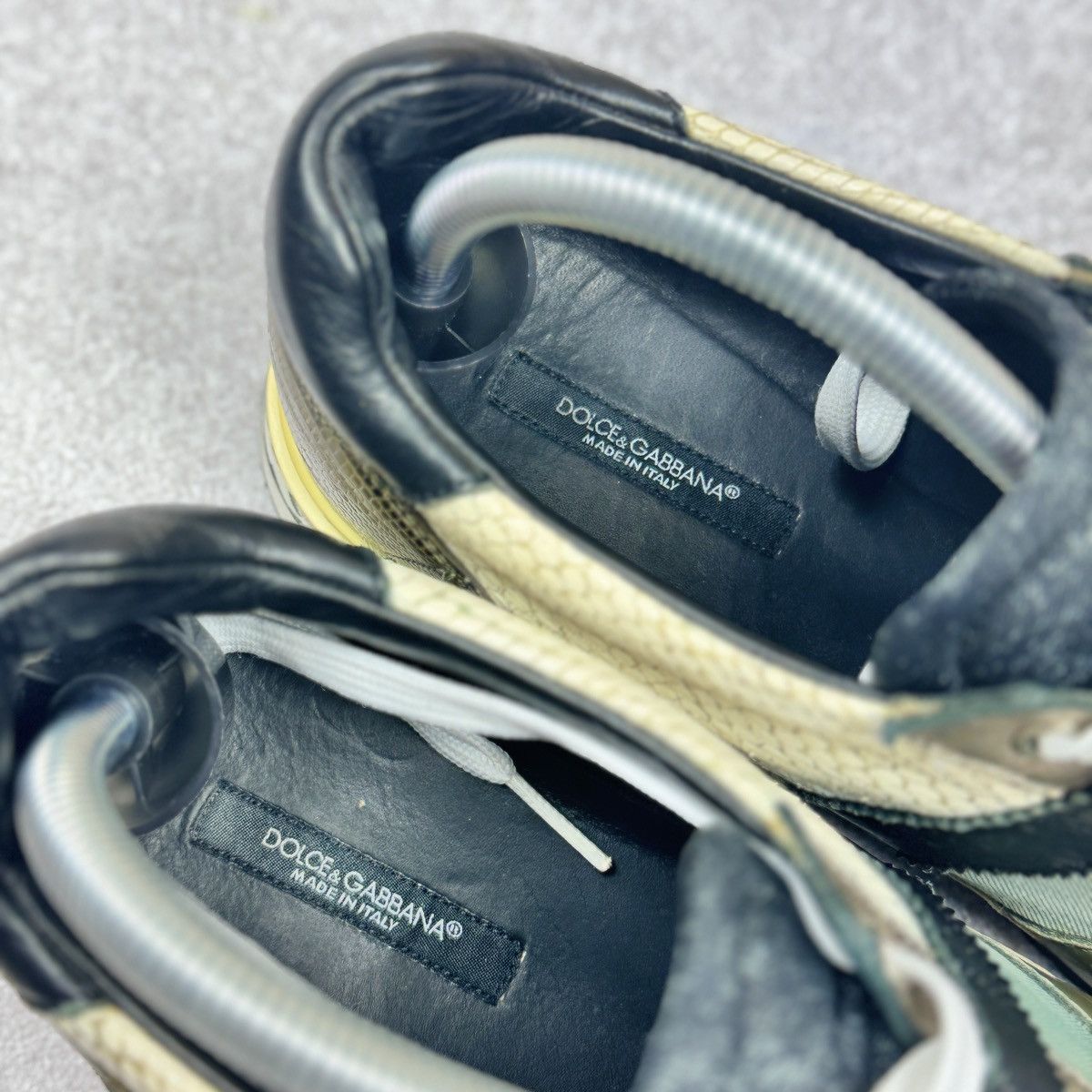 Dolce & Gabbana Dolce & Gabbana patchwork leather sneakers size 6/40.5 Size US 7.5 / EU 40-41 - 8 Thumbnail