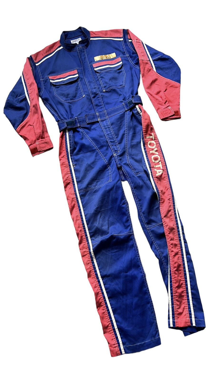 Vintage Vintage Toyopet Toyota Racing Jumpsuit Coveralls Size US M / EU 48-50 / 2 - 14 Thumbnail