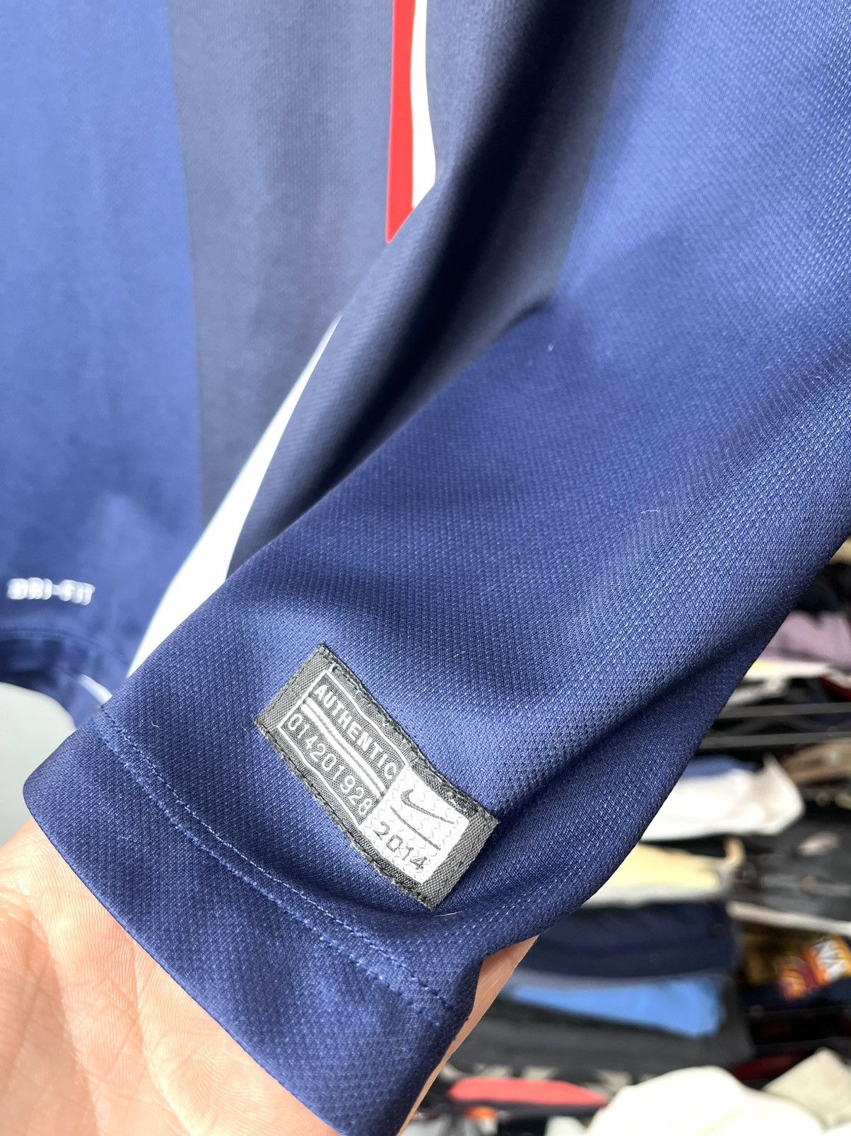 Nike Nike Paris Saint German PSG Soccer Jersey T Shirt 2014 2015 Size US S / EU 44-46 / 1 - 4 Thumbnail