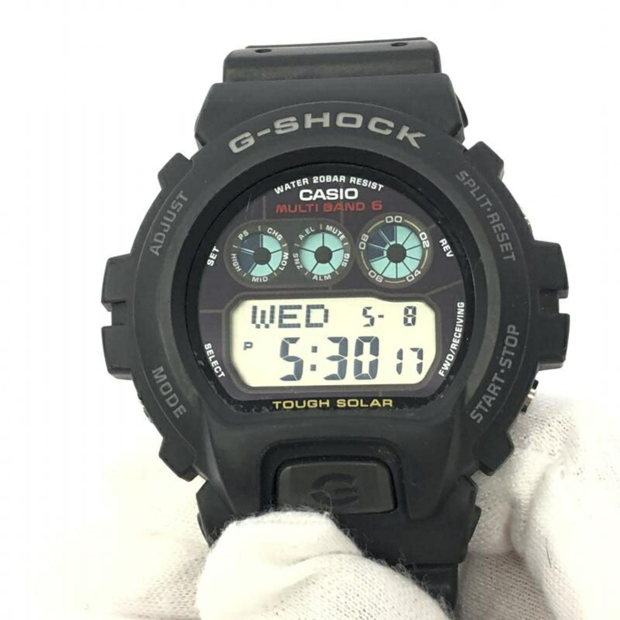 image of Casio G-Shock Watch Gw-6900-1Jf Solar Digital G-Shock in Black, Women's