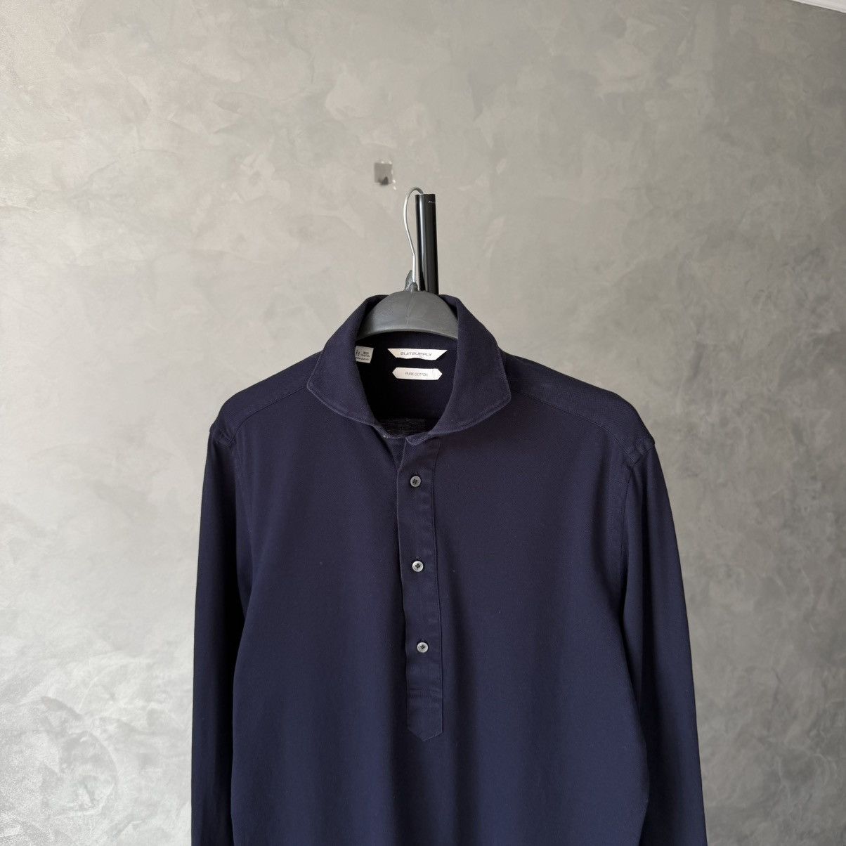 Suitsupply Suitsupply Pure Cotton Navy Polo Shirt 39,15 Size US S / EU 44-46 / 1 - 1 Thumbnail