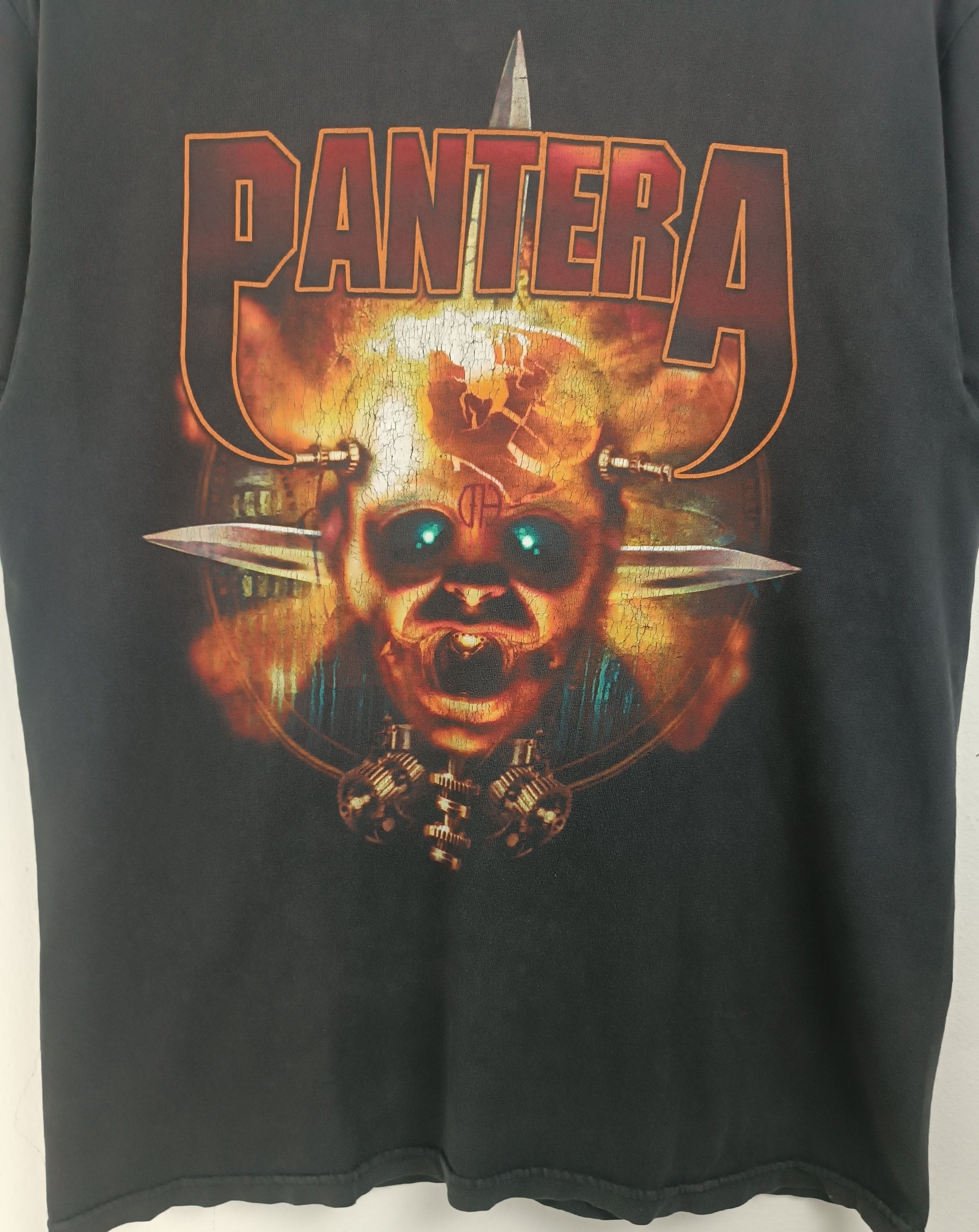 Vintage VINTAGE Y2K FADED PANTERA COWBOYS FROM HELL TEE DIMEBAG Size US M / EU 48-50 / 2 - 8 Thumbnail